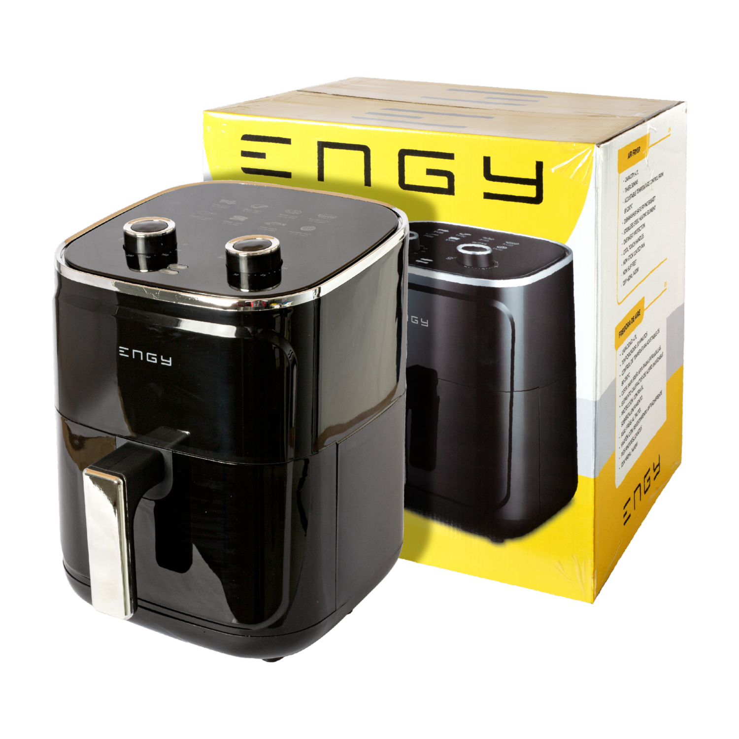Air Fryer 1400 Watts Manual NDY-AF511 ENGY 4,7 Litros