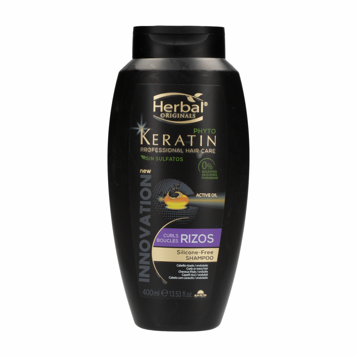 Shampoo De Cabello Originals Phyto Keratin Rizos HERBAL 400 Ml