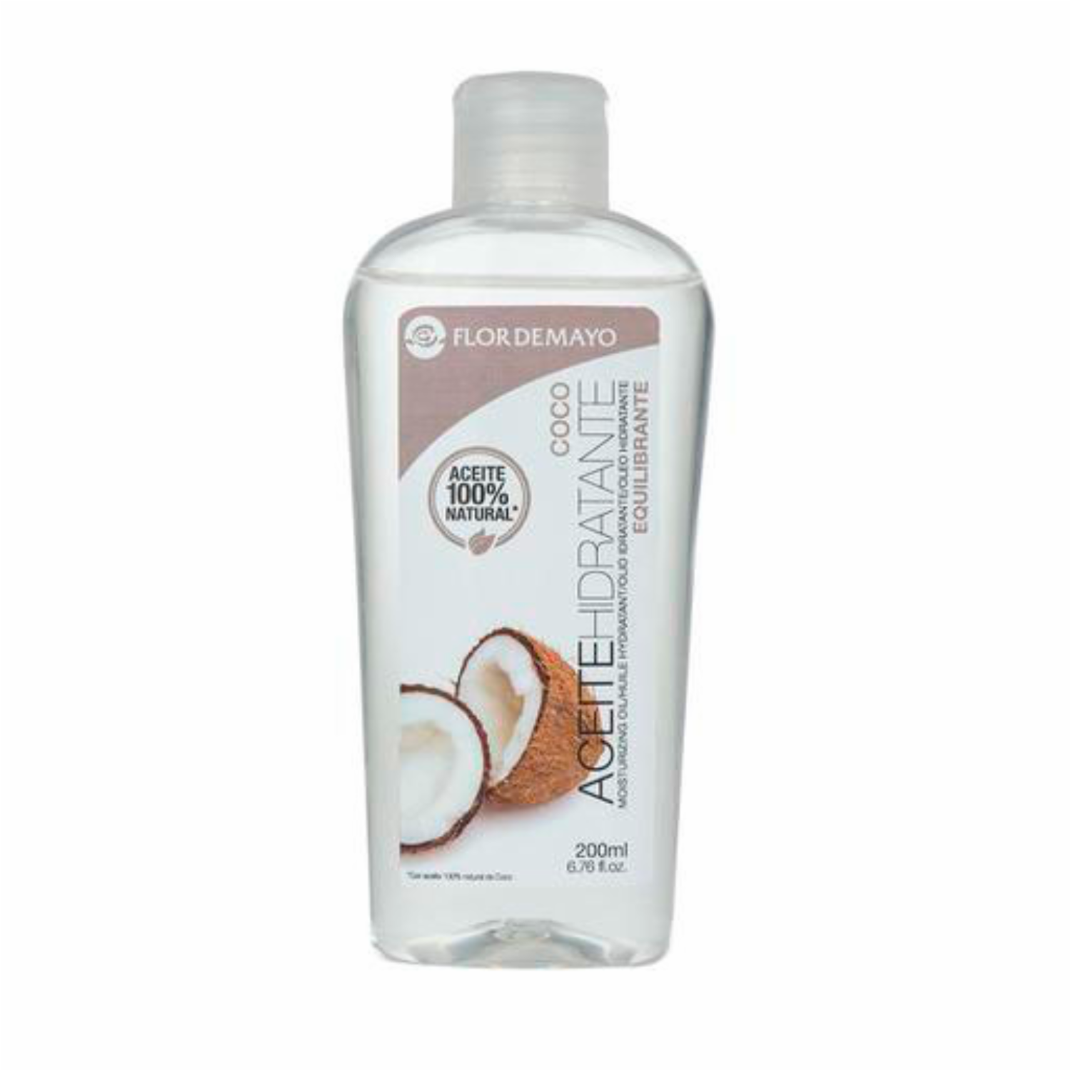 Aceite Cosmético Hidratante Coco FLOR DE MAYO 200 Ml