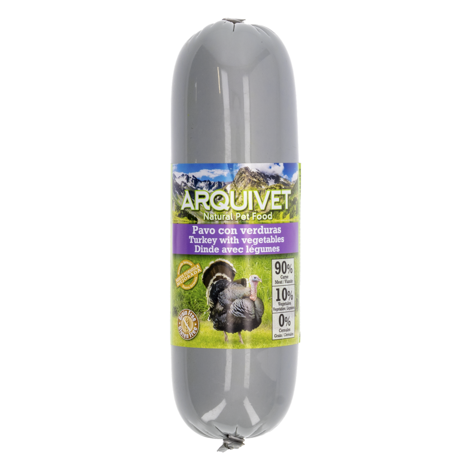 Alimento Húmedo Para Perros De Pavo Con Verduras ARQUIVET 500 G
