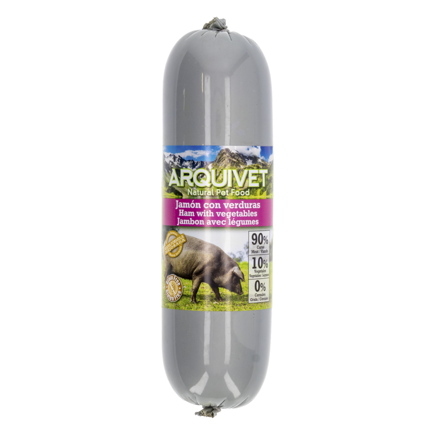Alimento Húmedo Para Perros De Jamón Y Verduras ARQUIVET 500 G