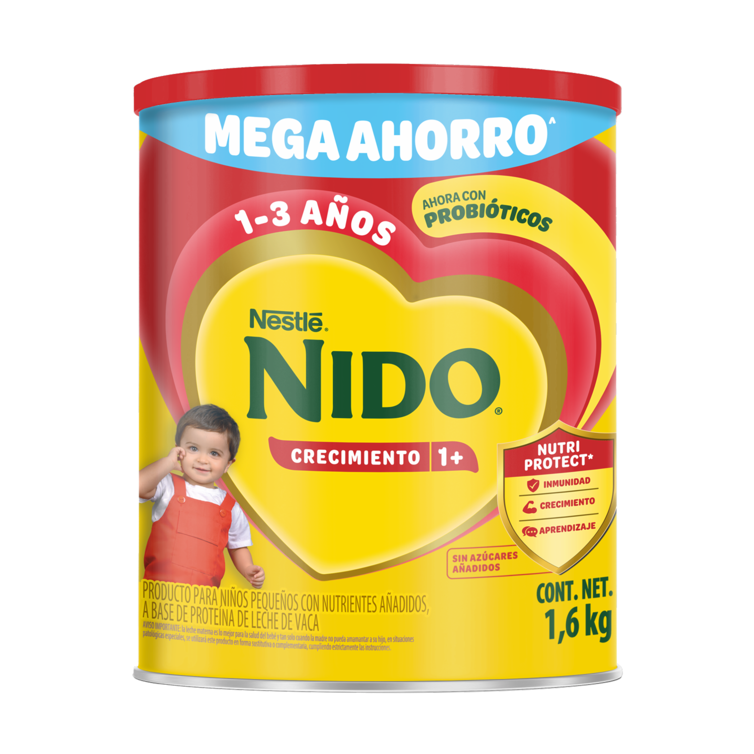 Fórmula Infantil 1+ Optimus NIDO Lata 1.6 Kg