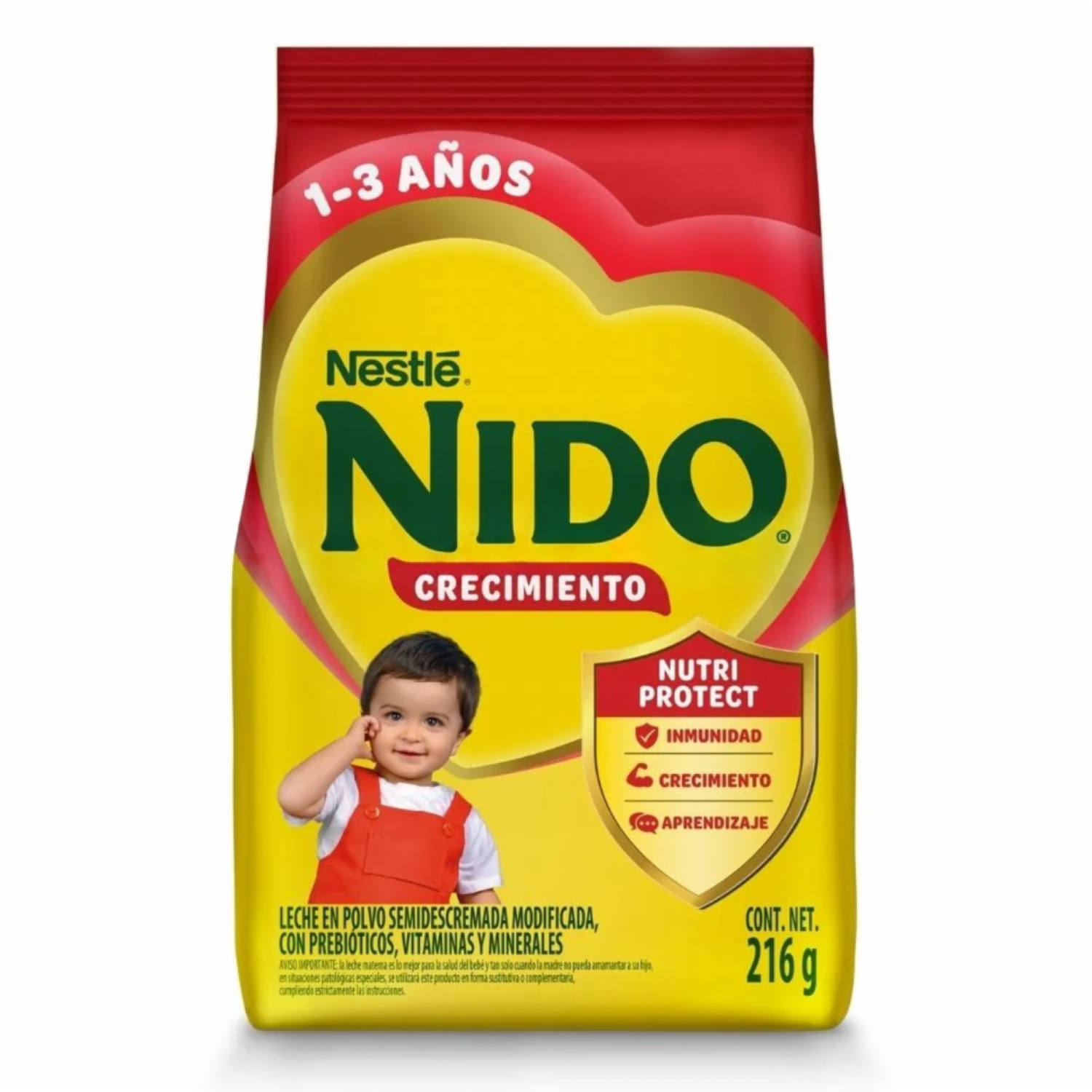 Fórmula Infantil 1+ Optimus Softpack NIDO 216 G