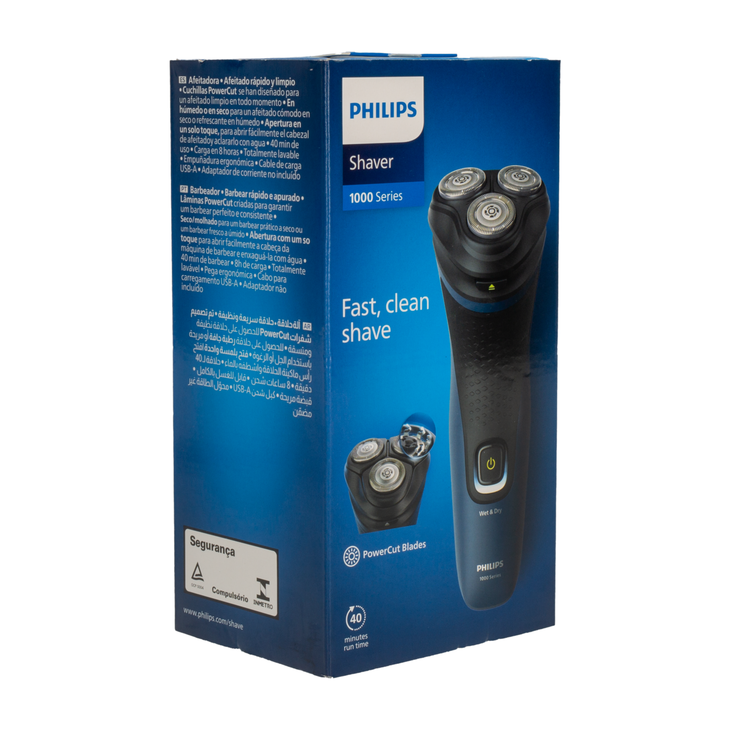 Afeitadora Inalámbrica Seco Y Húmedo PHILIPS Unidad