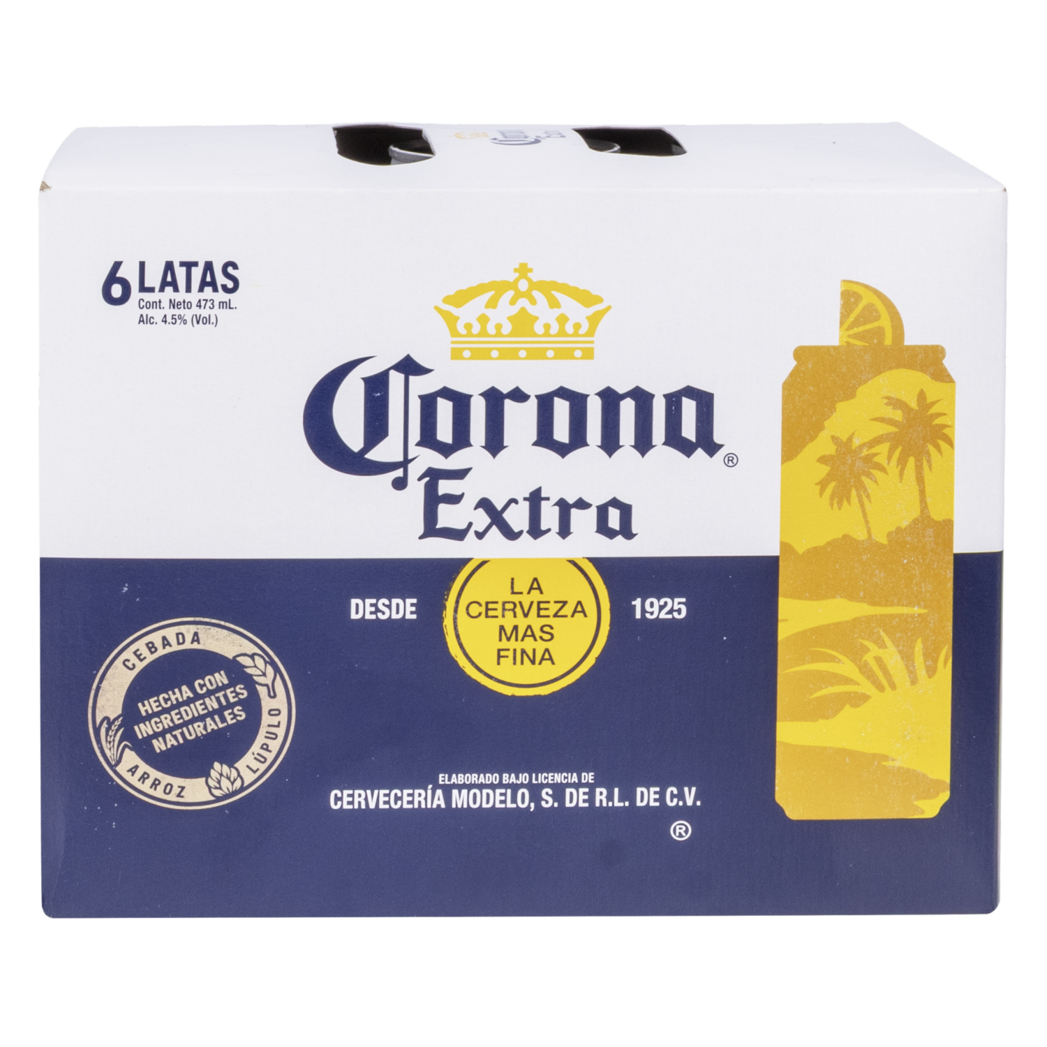 Cerveza Importada CORONA 6 X 473 Ml
