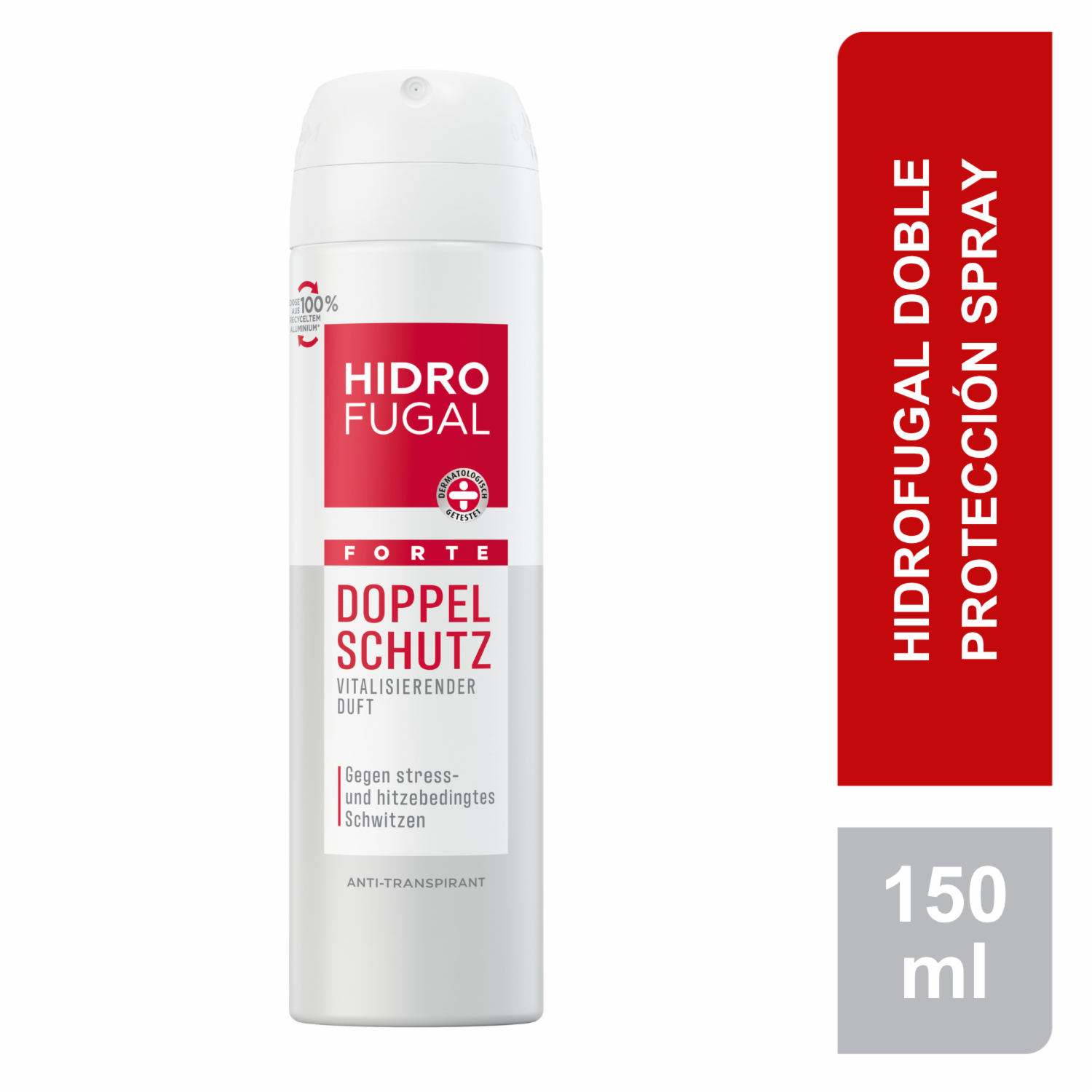 Desodorante En Spray Para Caballero Double Protect HIDROFUGAL 150 Ml