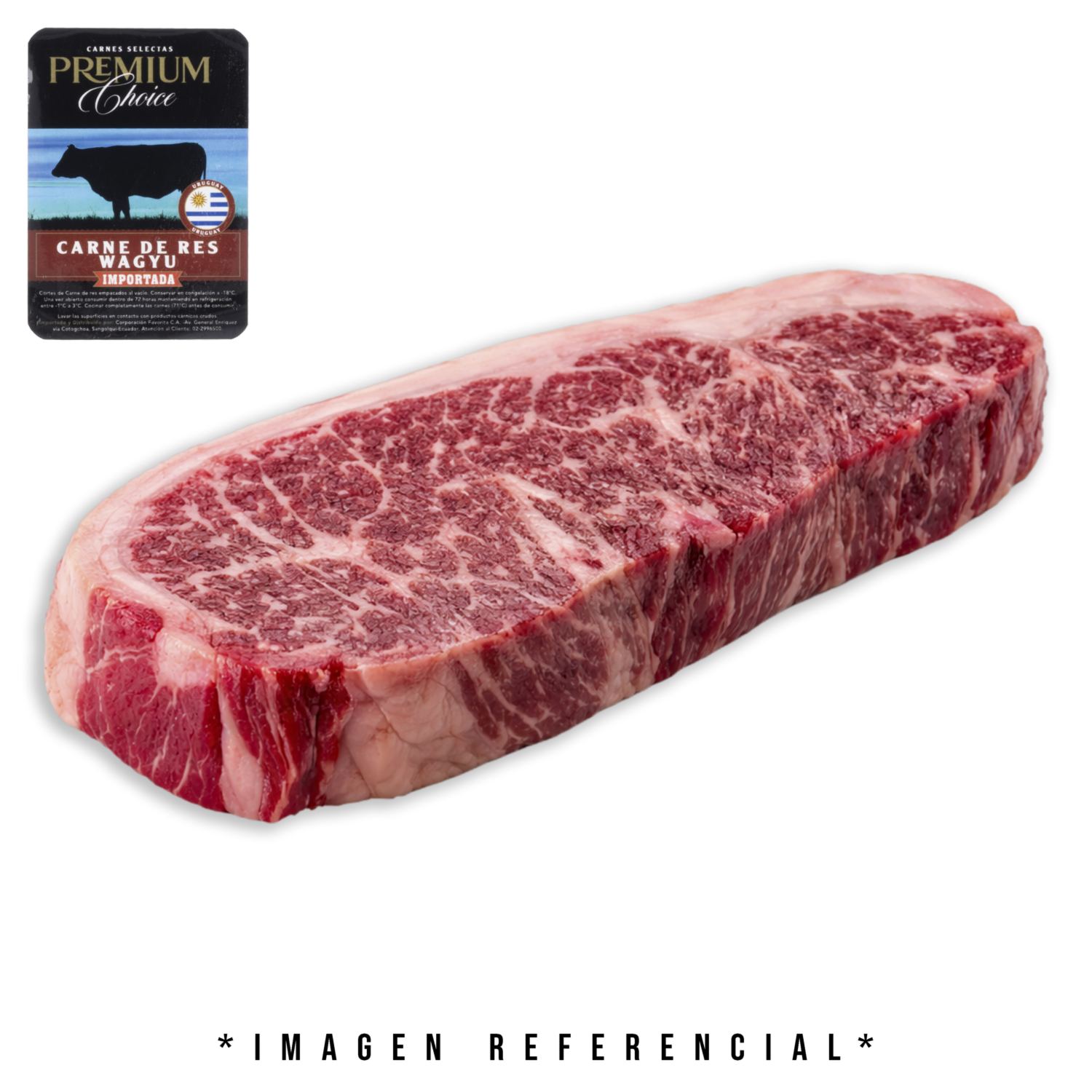 New York Strip Steak Wagyu Beef PREMIUM CHOICE Al Peso