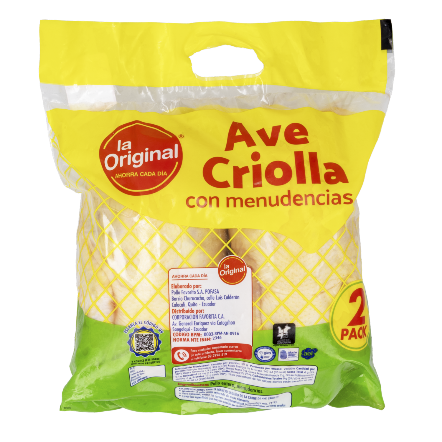 Pollo  Criollo Con Menudencias LA ORIGINAL 1400G – 1600G