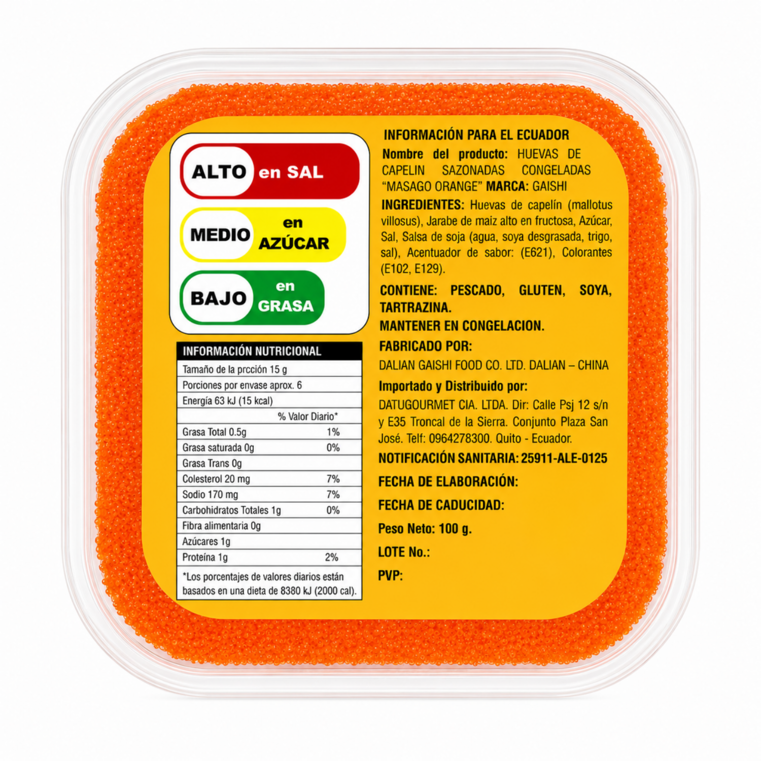 Caviar Masago Orange GAISHI 100 G