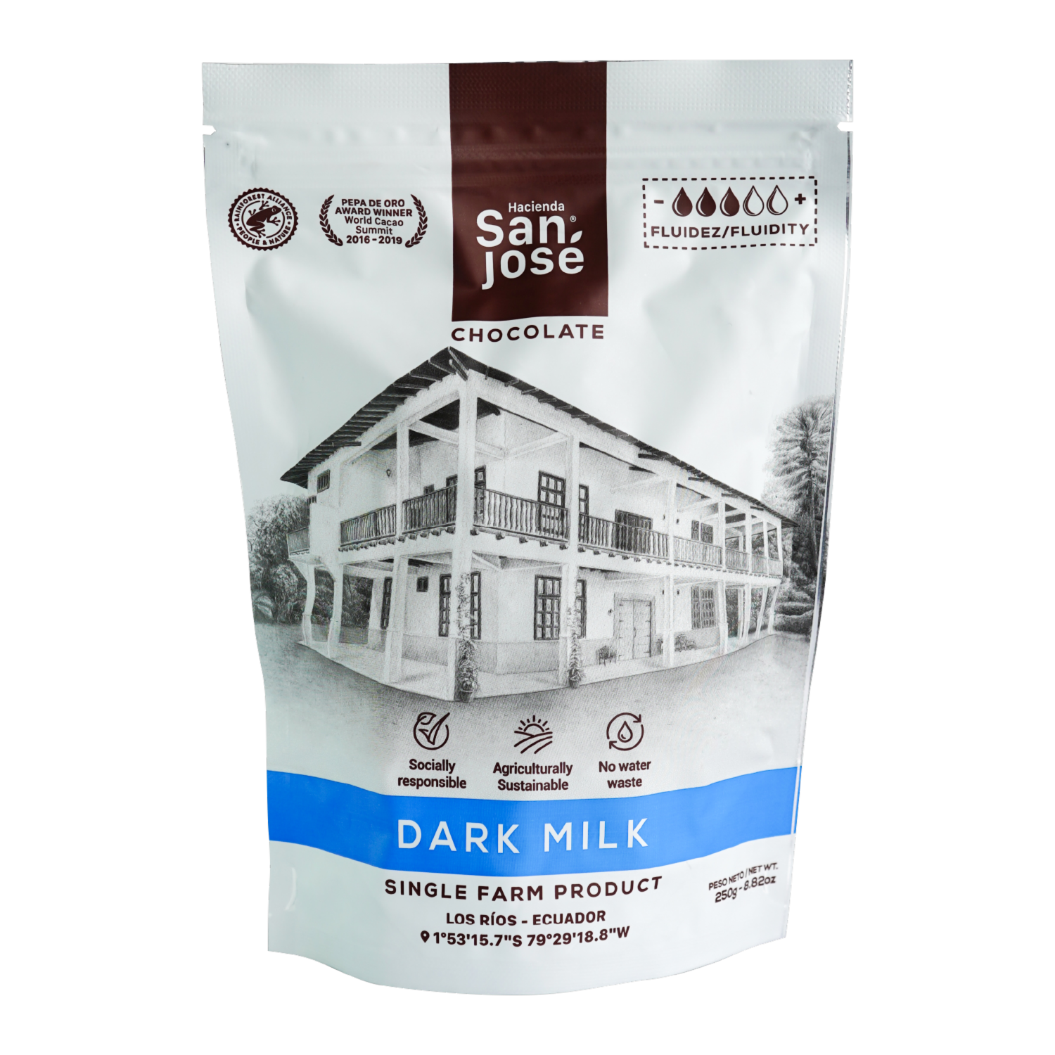 Chocolate Dark Milk Bites HACIENDA SAN JOSÉ 250 G