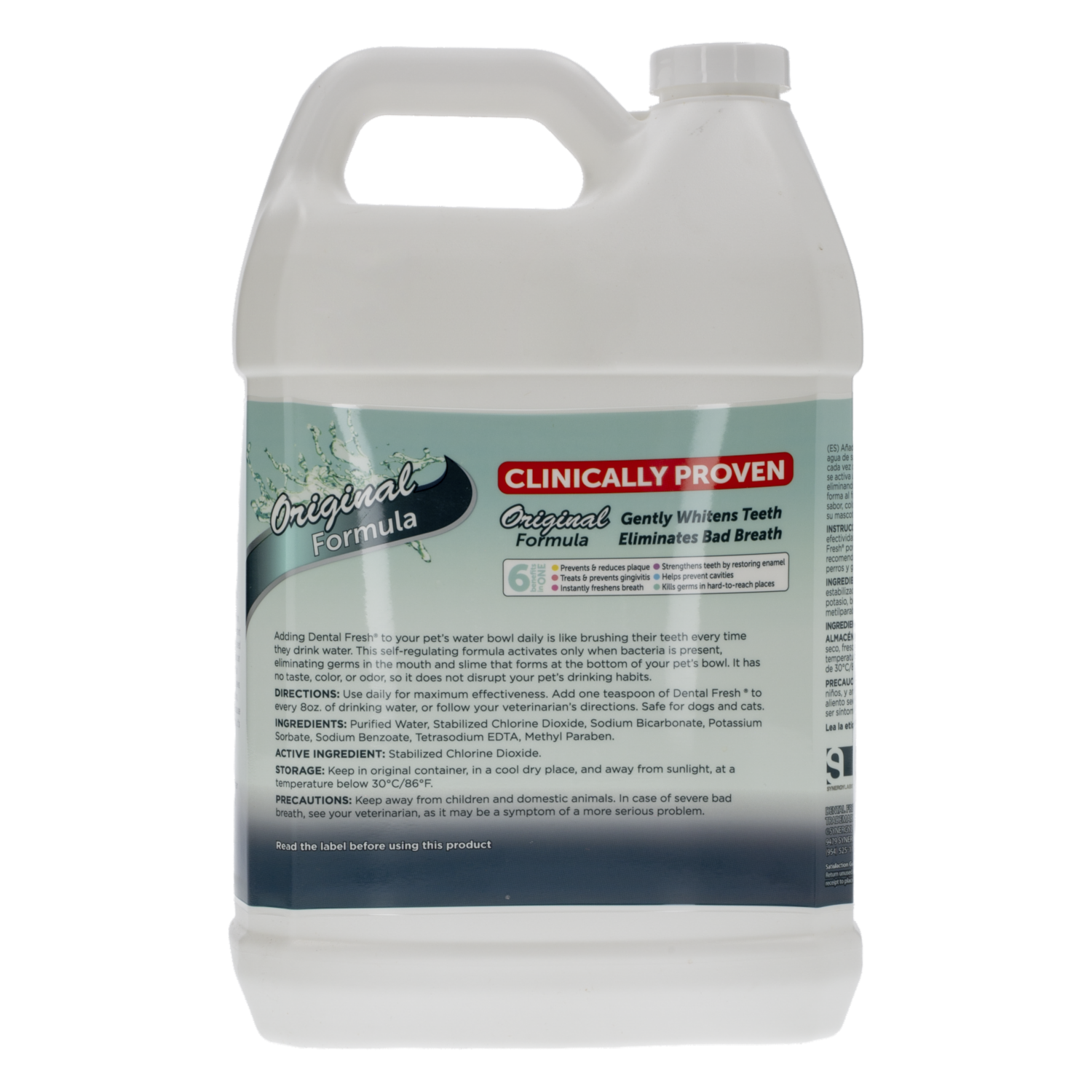 Enjuague Bucal Aditivo Para Mascotas DENTAL FRESH 3,79 L