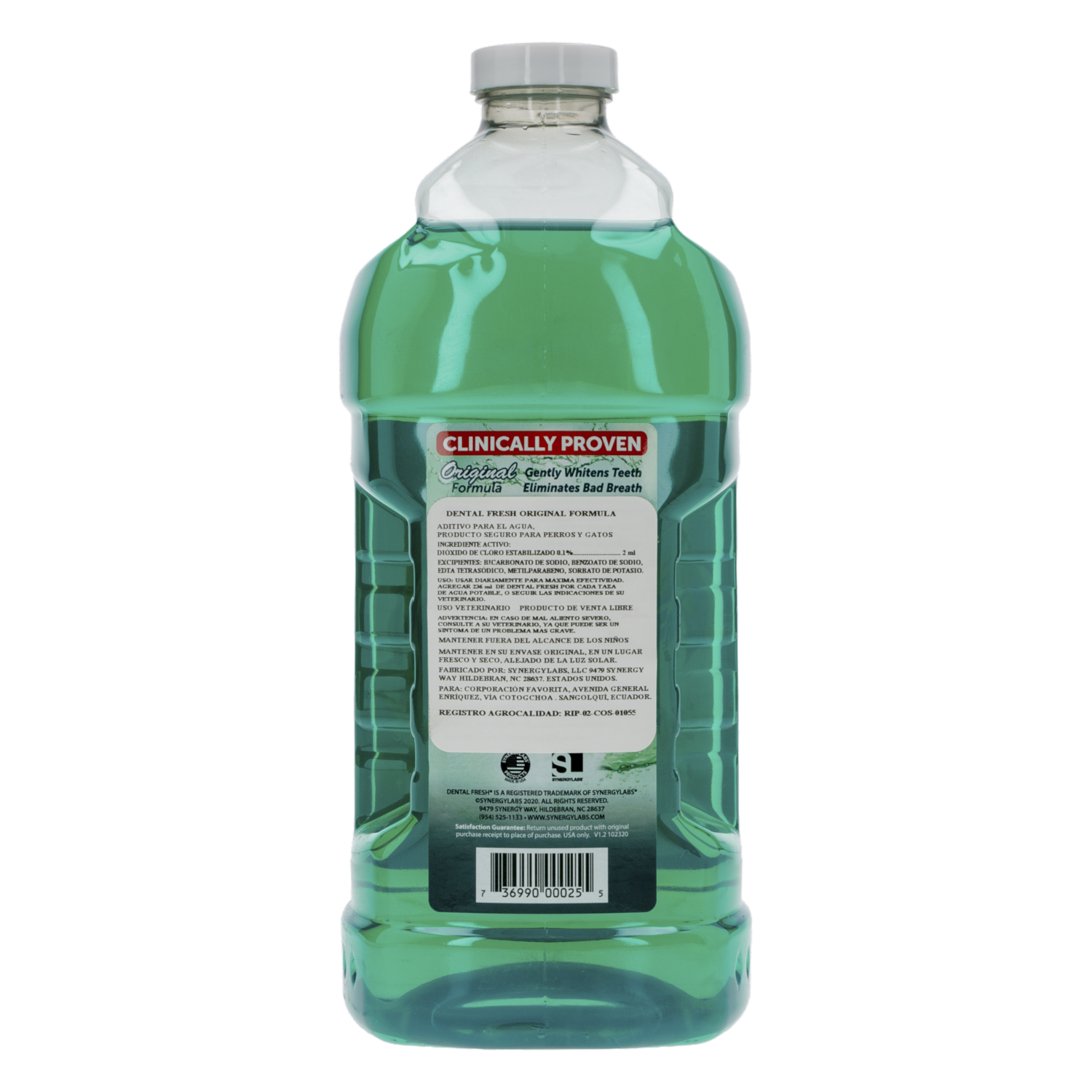Enjuague Bucal Aditivo Para Mascotas DENTAL FRESH 1,89 L