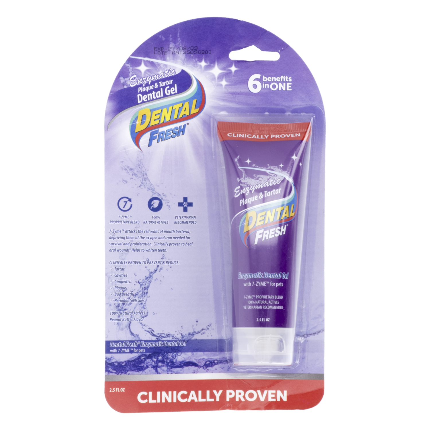Gel Dental Enzimático Para Perros DENTAL FRESH 74 Ml