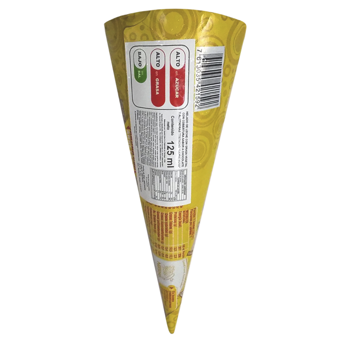 Helado Cono De Chocolate Y Almendras Tostadas SAHNE-NUSS 125 Ml