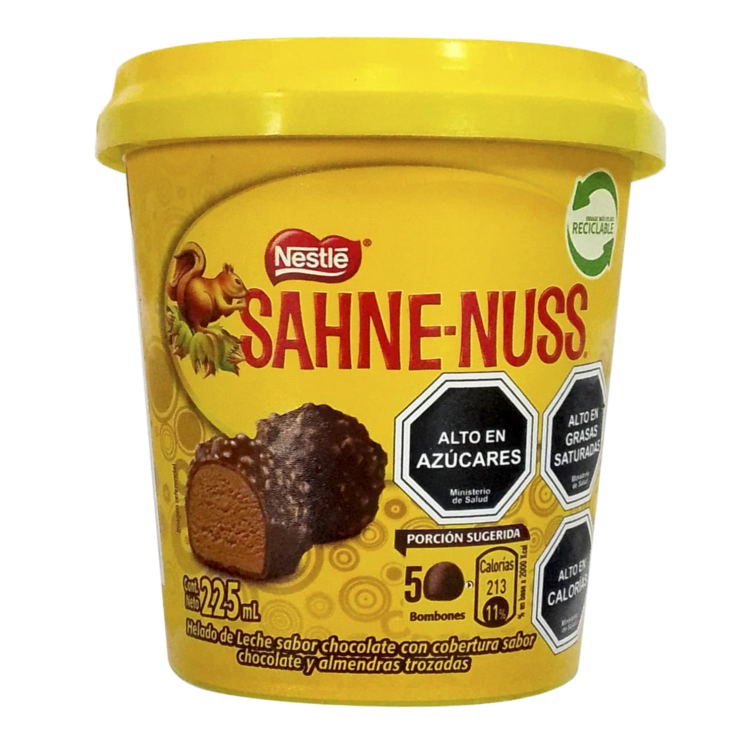 Helado Bombón De Chocolate Y Almendras Tostadas SAHNE-NUSS 225 Ml