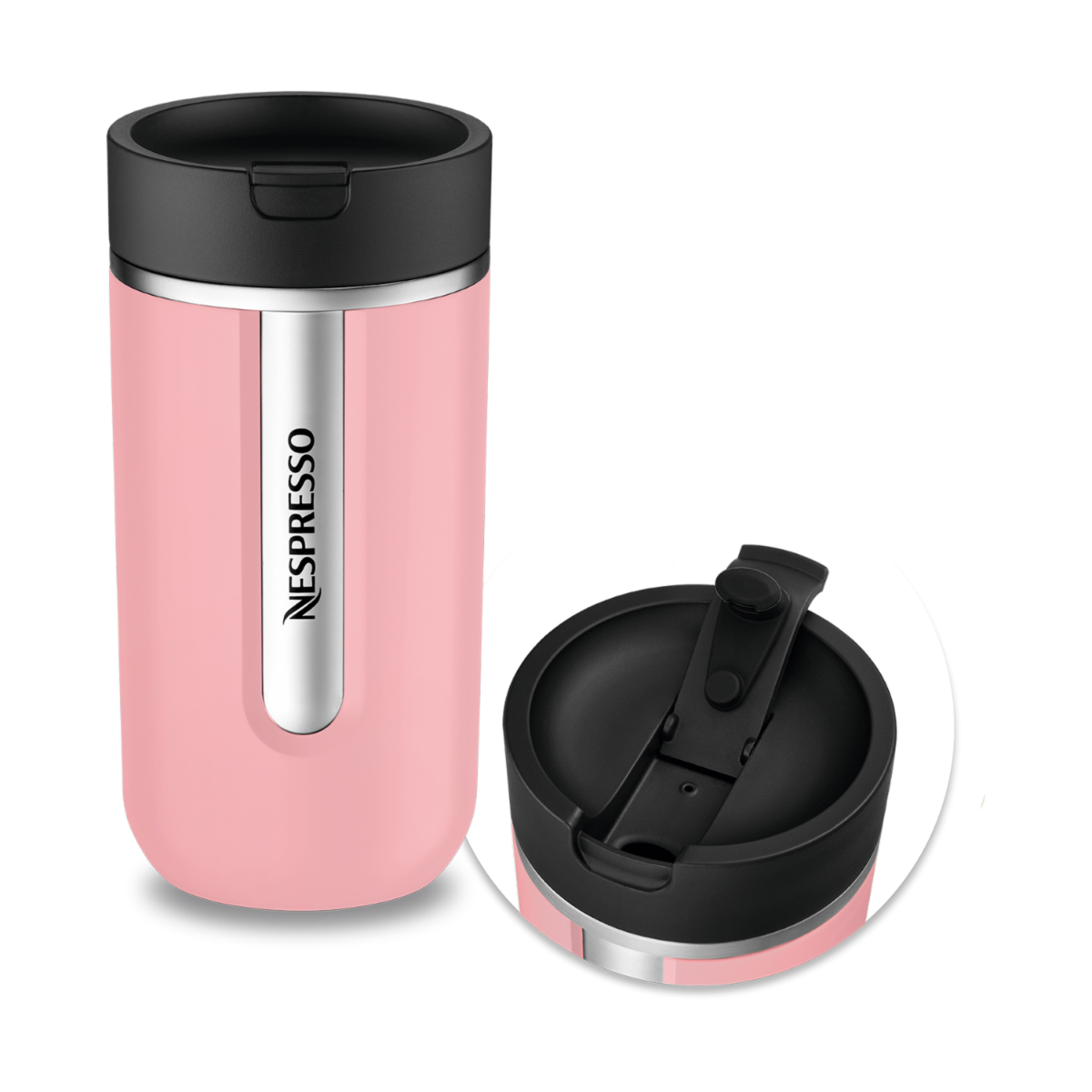 Travel Mug Medium Bubble Gum NESPRESSO 400 Ml