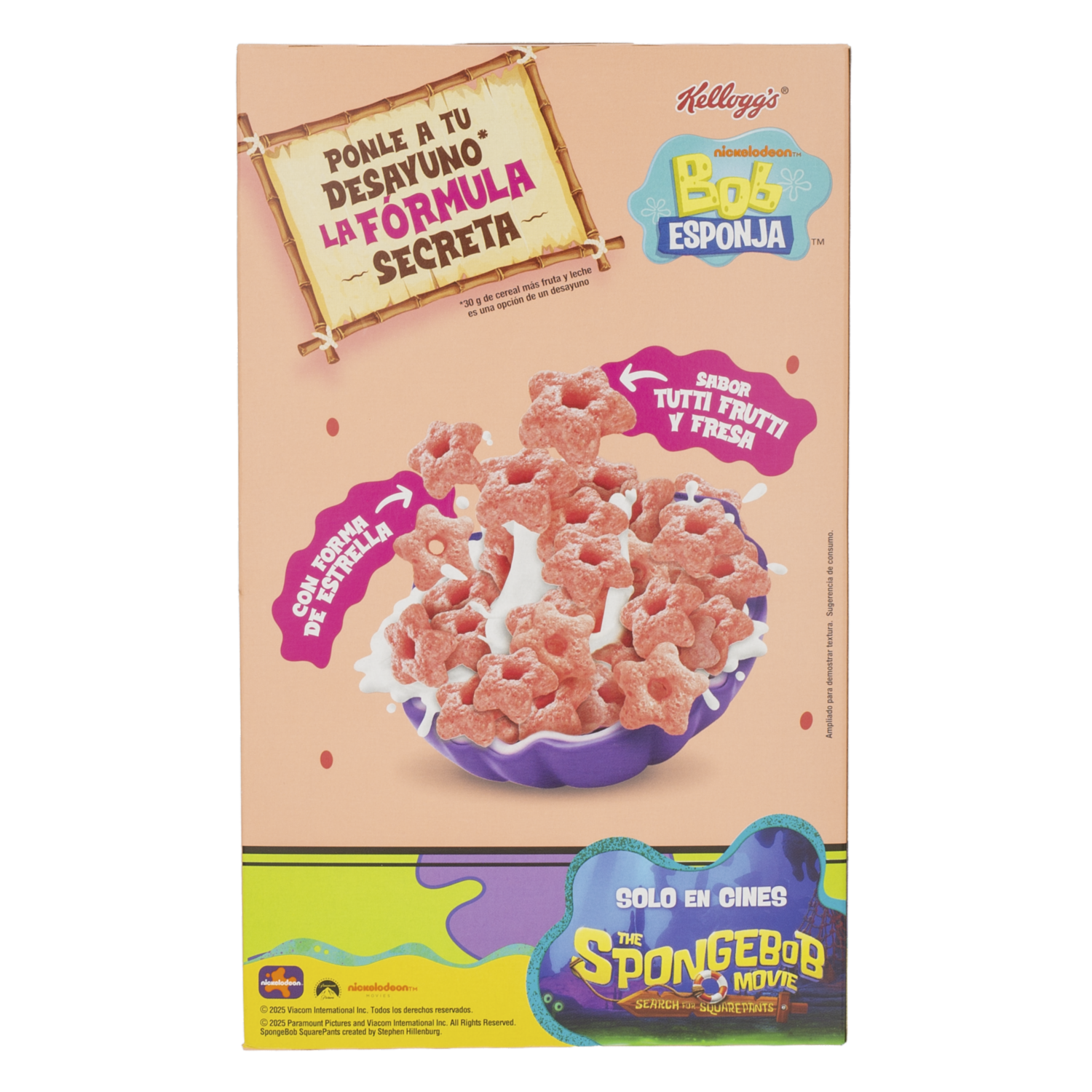 Cereal Sabor Tutti Fruti Y Fresa Patricio. KELLOGG’S 130 G