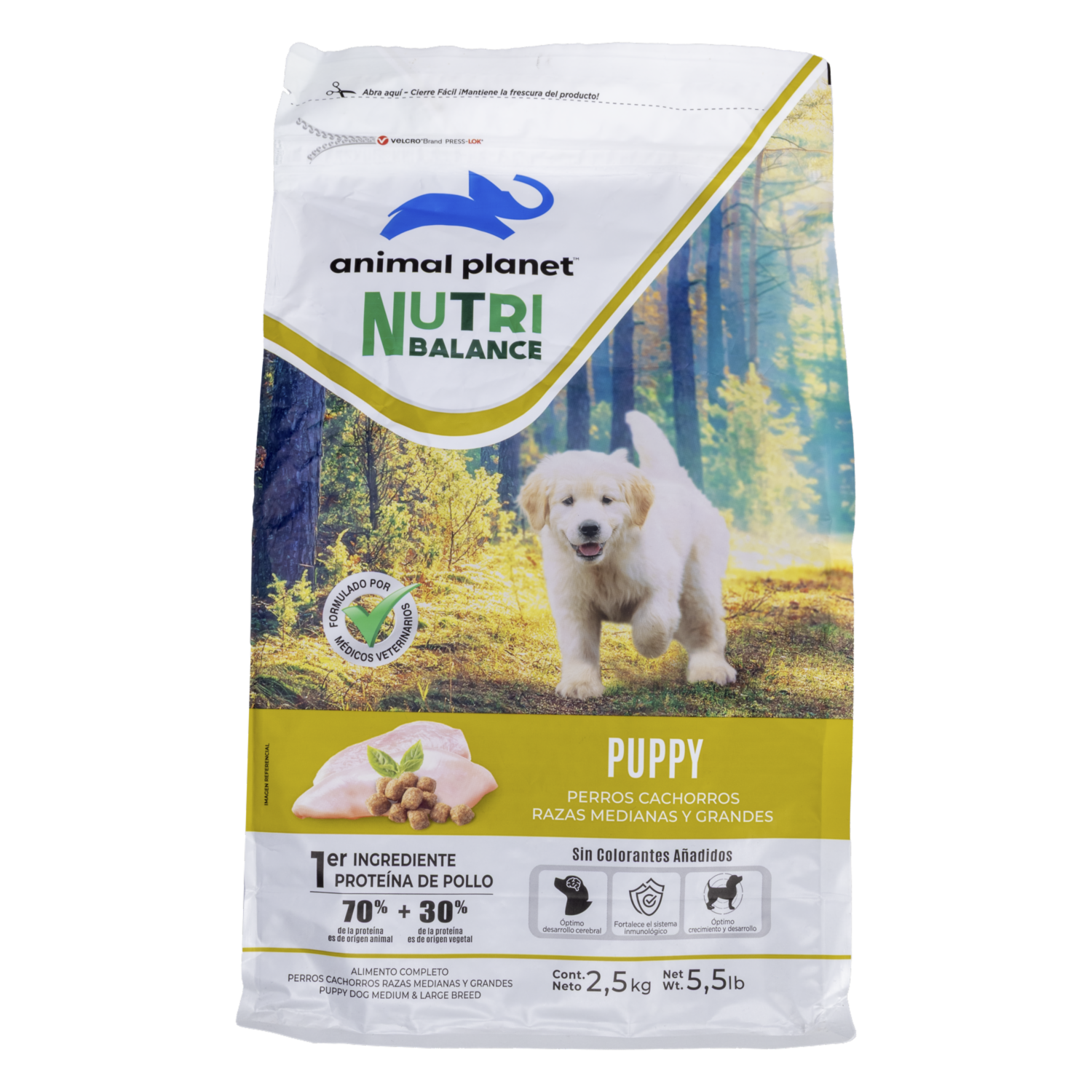 Alimento Para Perros Cachorros Razas Medianas Y Grandes Nutri Balance ANIMAL PLANET 2500 G