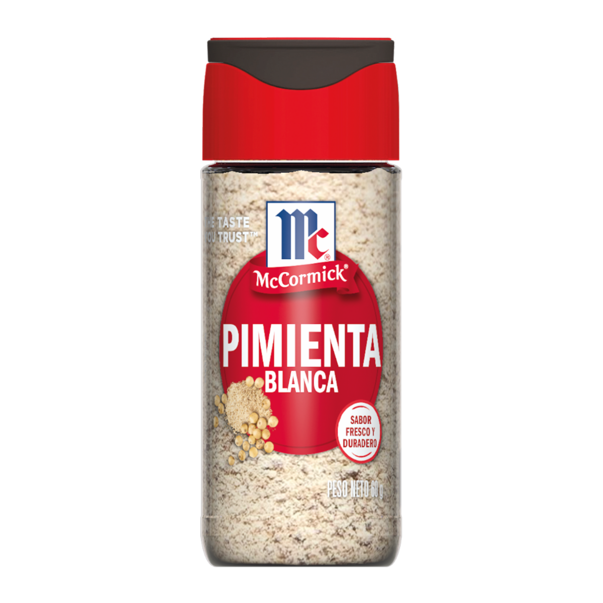Pimienta Blanca Molida En Frasco MCCORMICK 60 G