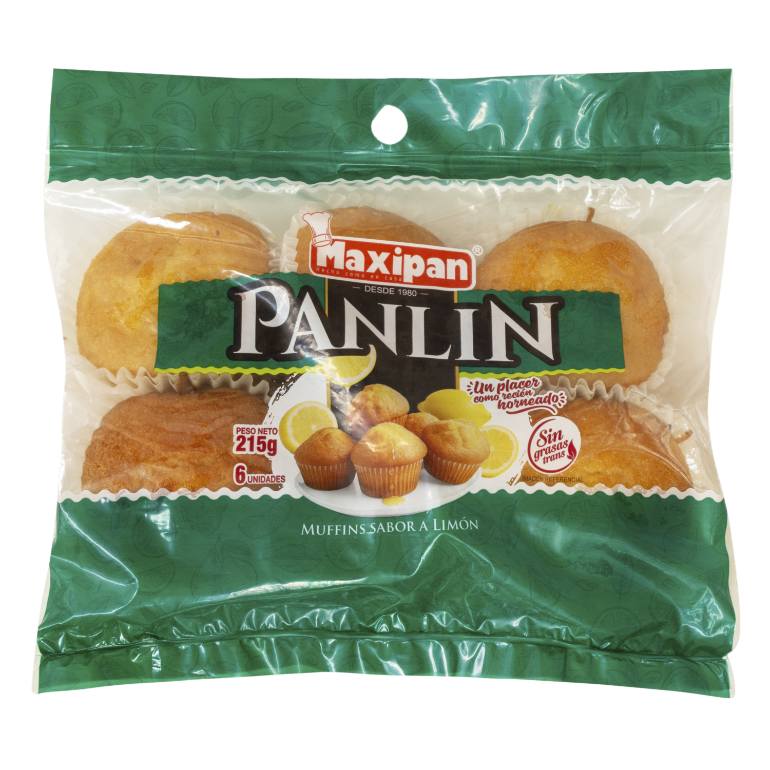 Muffins De Limón Panlin MAXIPAN 215 G