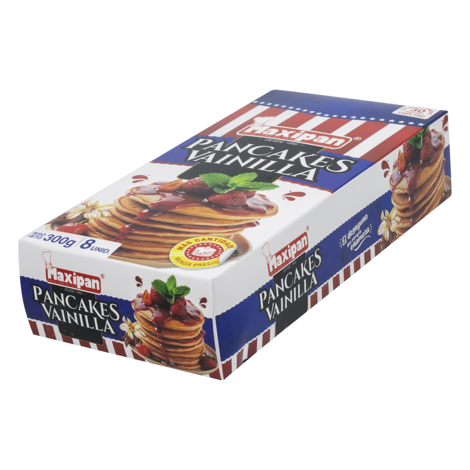 Pancakes Listos Sabor A Vainilla MAXIPAN 300 G