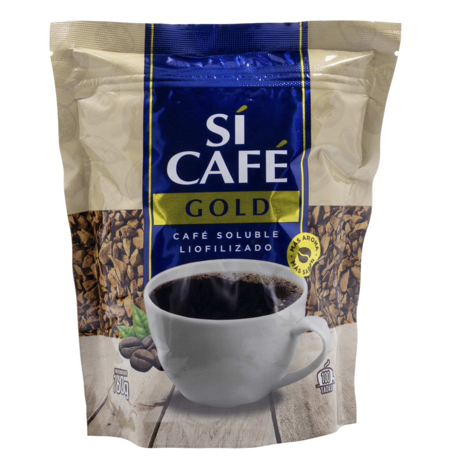 Café Instantáneo Gold Liofilizado SÍ CAFÉ 160 G