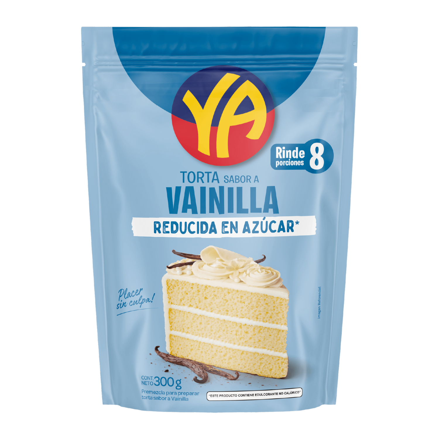 Premezcla Para Torta De Vainilla Reducida En Azúcar YA 300 G