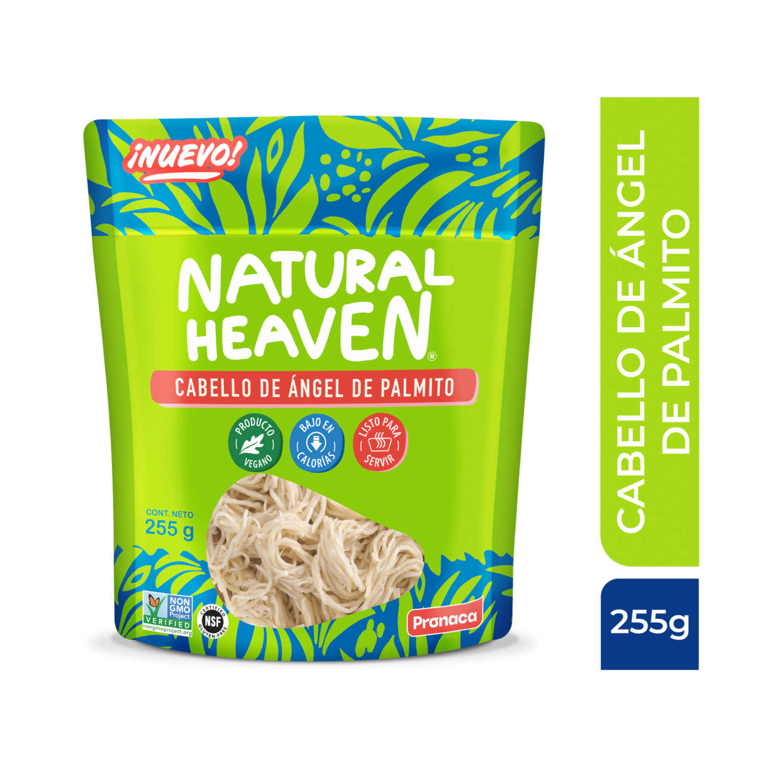 Fideo Cabello De Ángel De Palmito NATURAL HEAVEN 255 G