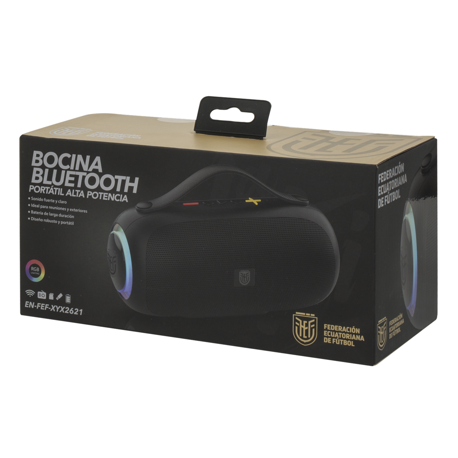Parlante Portátil Alta Potencia Modelo EN-FEF-XYX2621 FEF Bluetooth