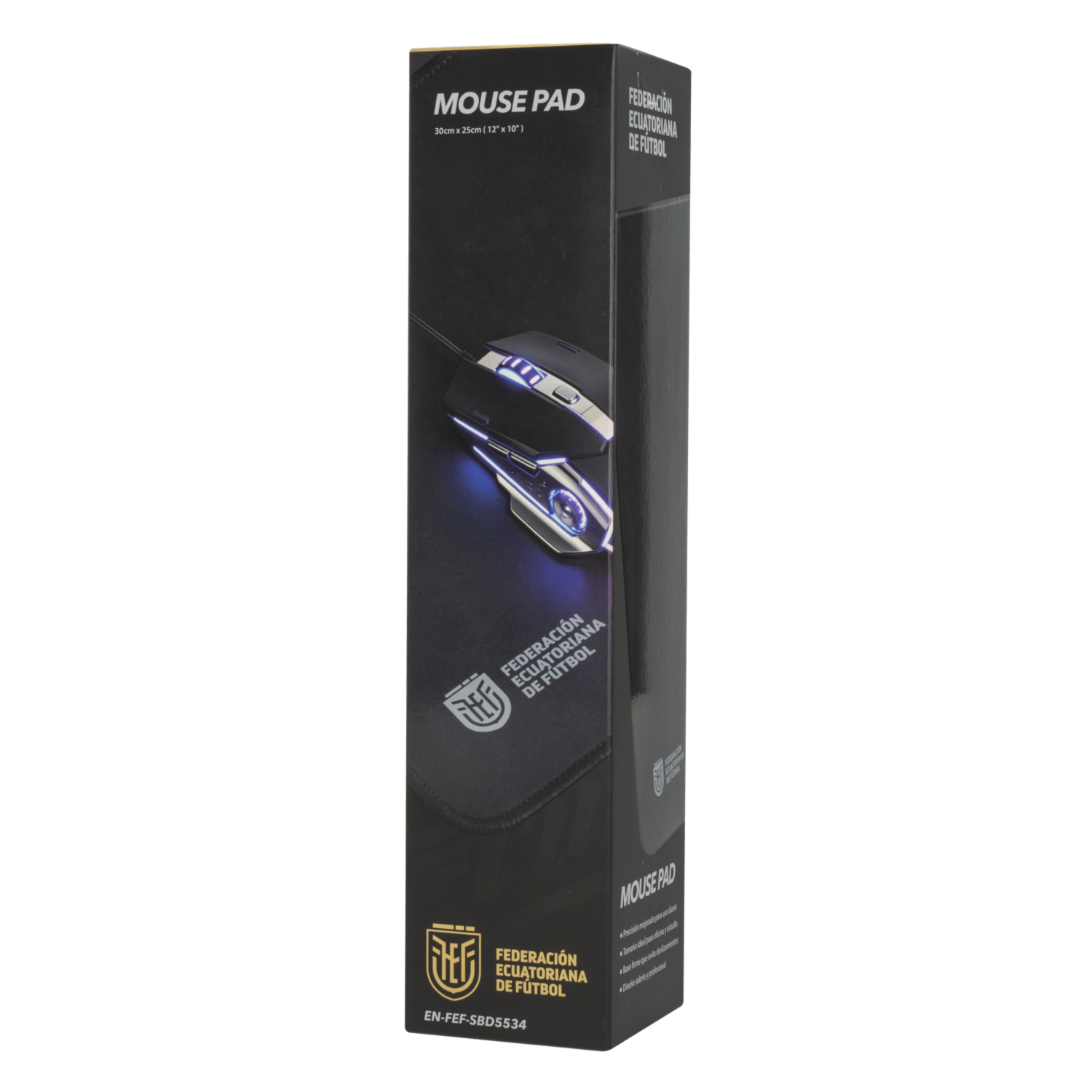 Mouse Pad Negro FEF 10″X12″