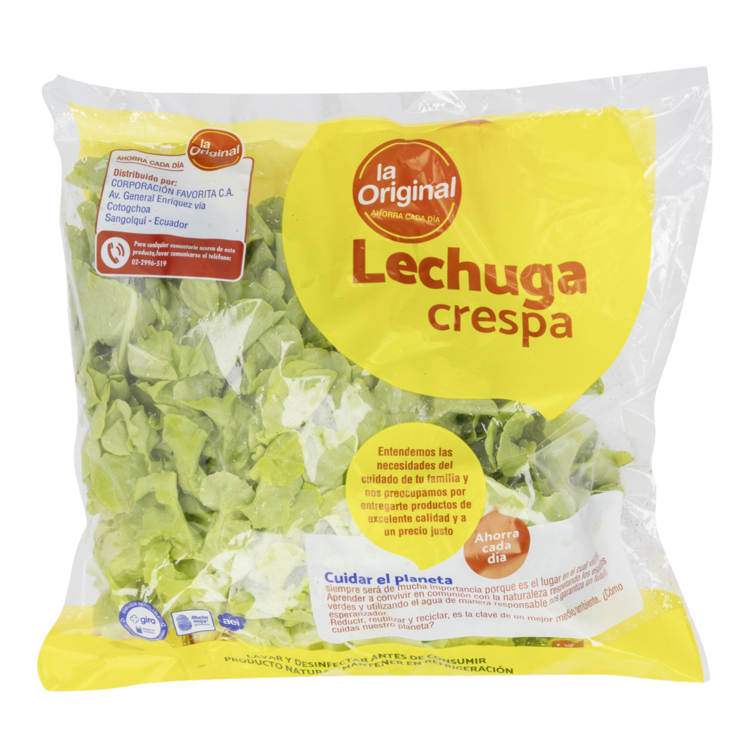 Lechuga Crespa LA ORIGINAL 200G
