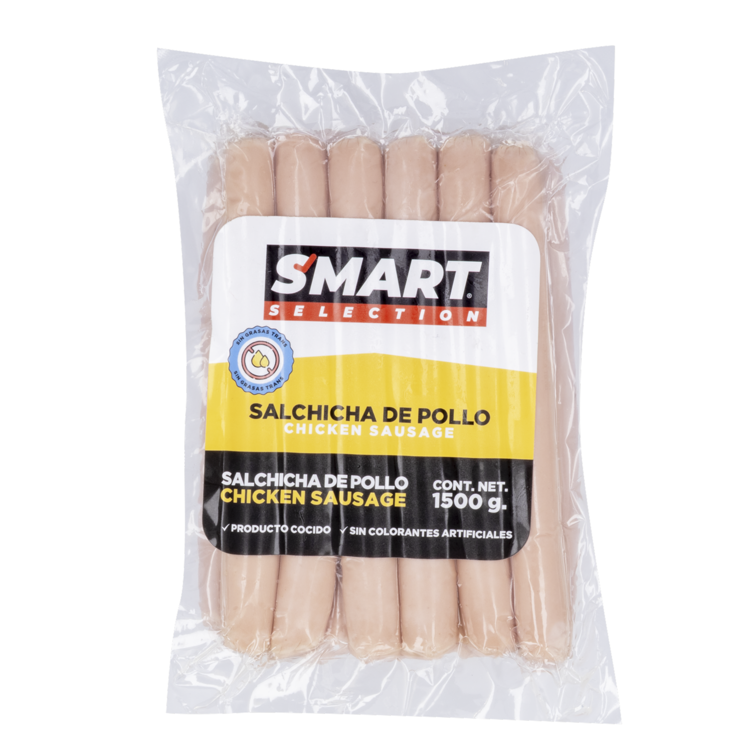 Salchicha De Pollo SMART SELECTION 1500 G