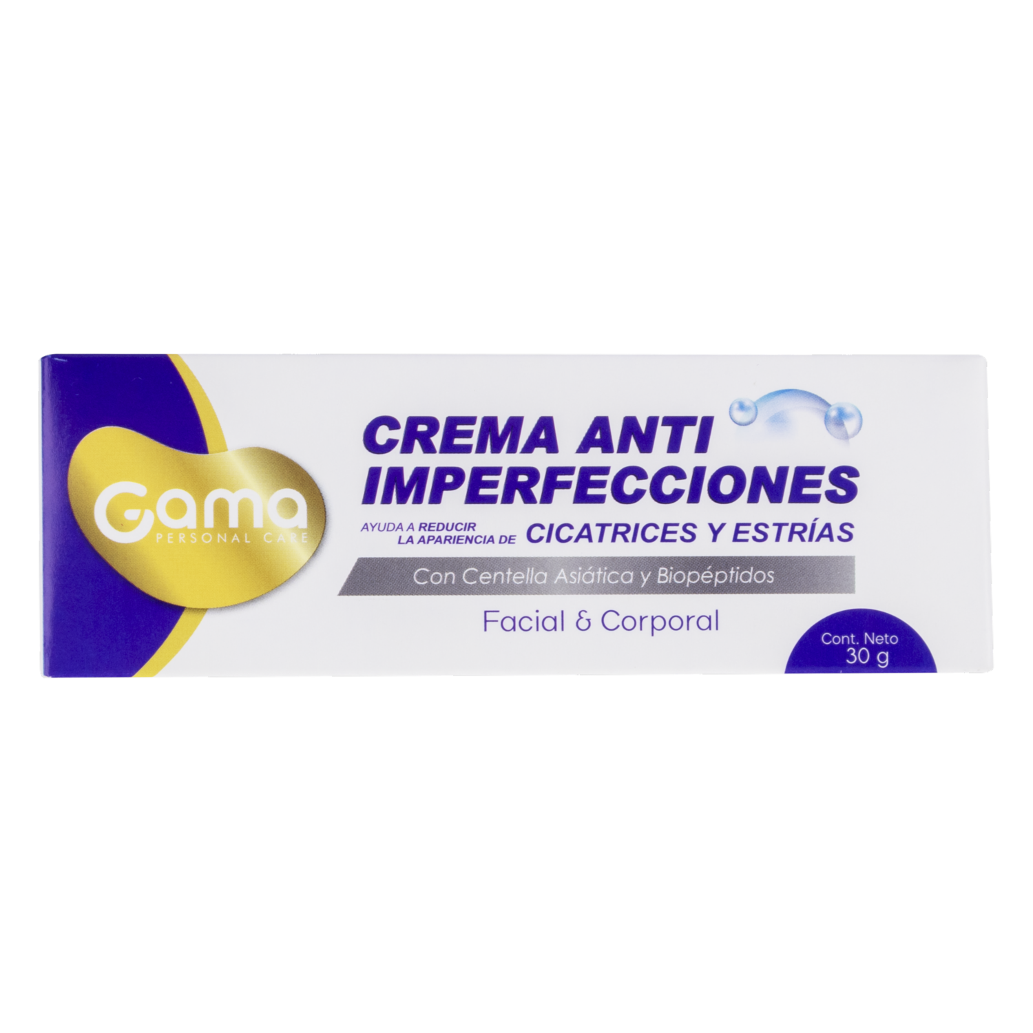 Crema Facial Y Corporal Anti Imperfecciones GAMA 30 G
