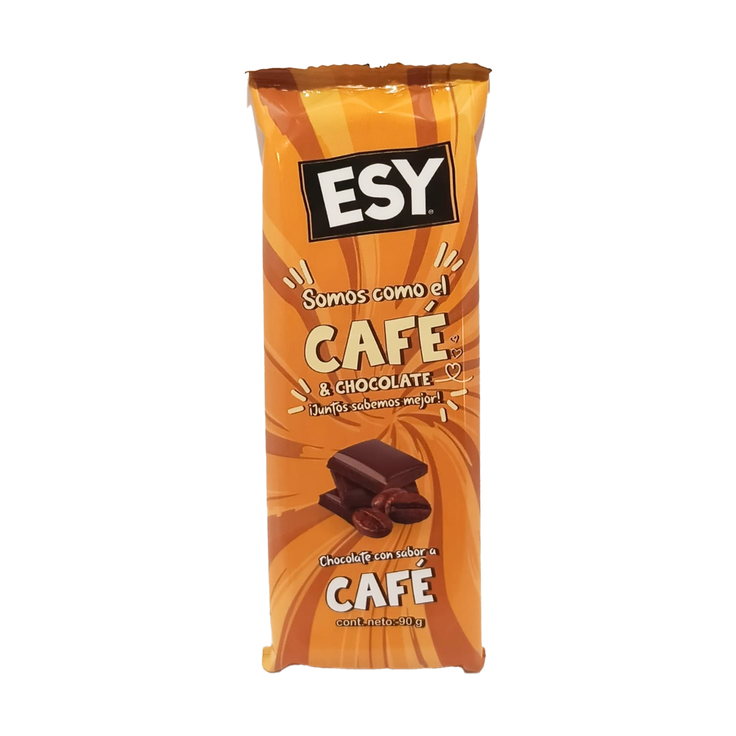 Chocolate En Barra Con Sabor A Café ESY 90 G