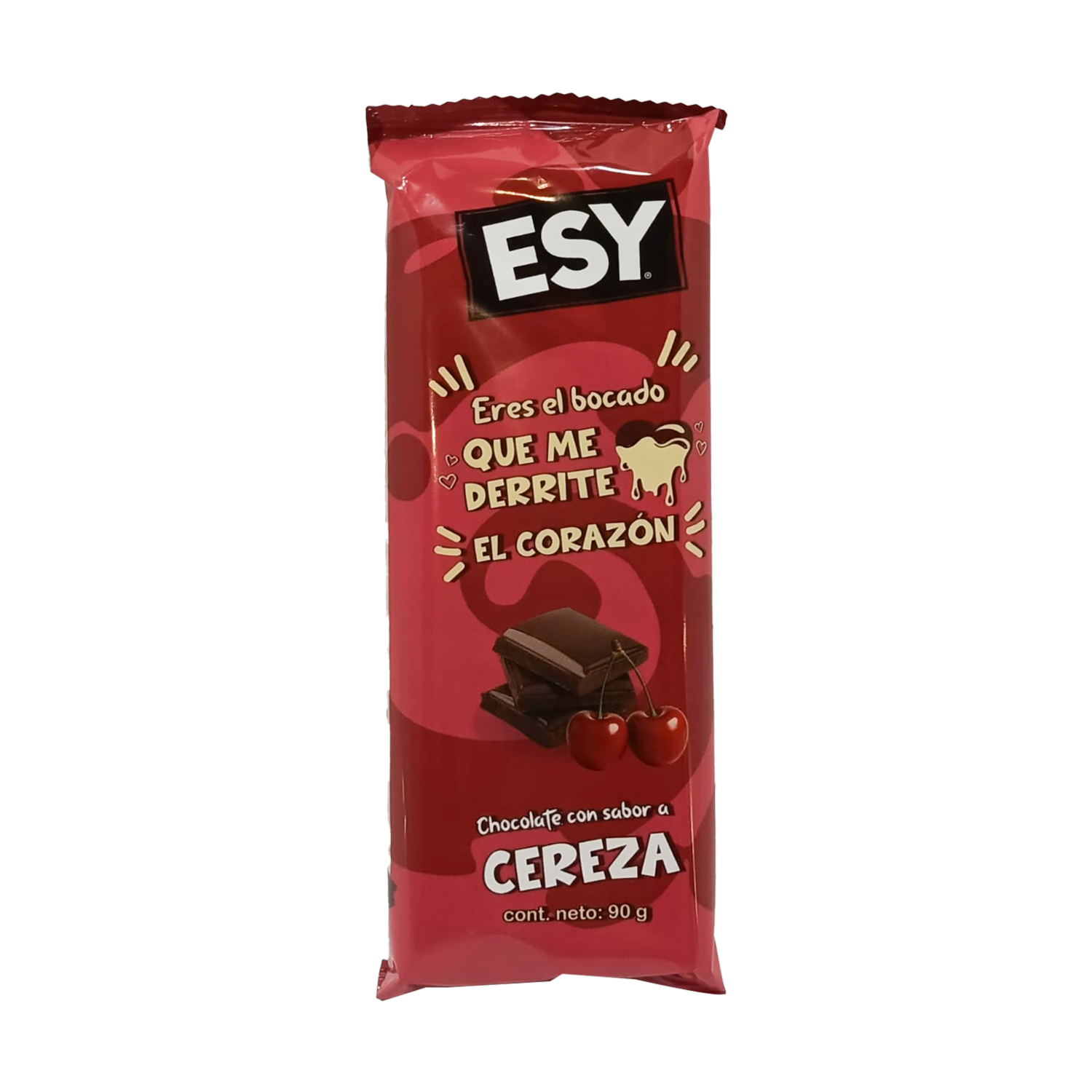 Chocolate En Barra Con Sabor A Cereza ESY 90 G