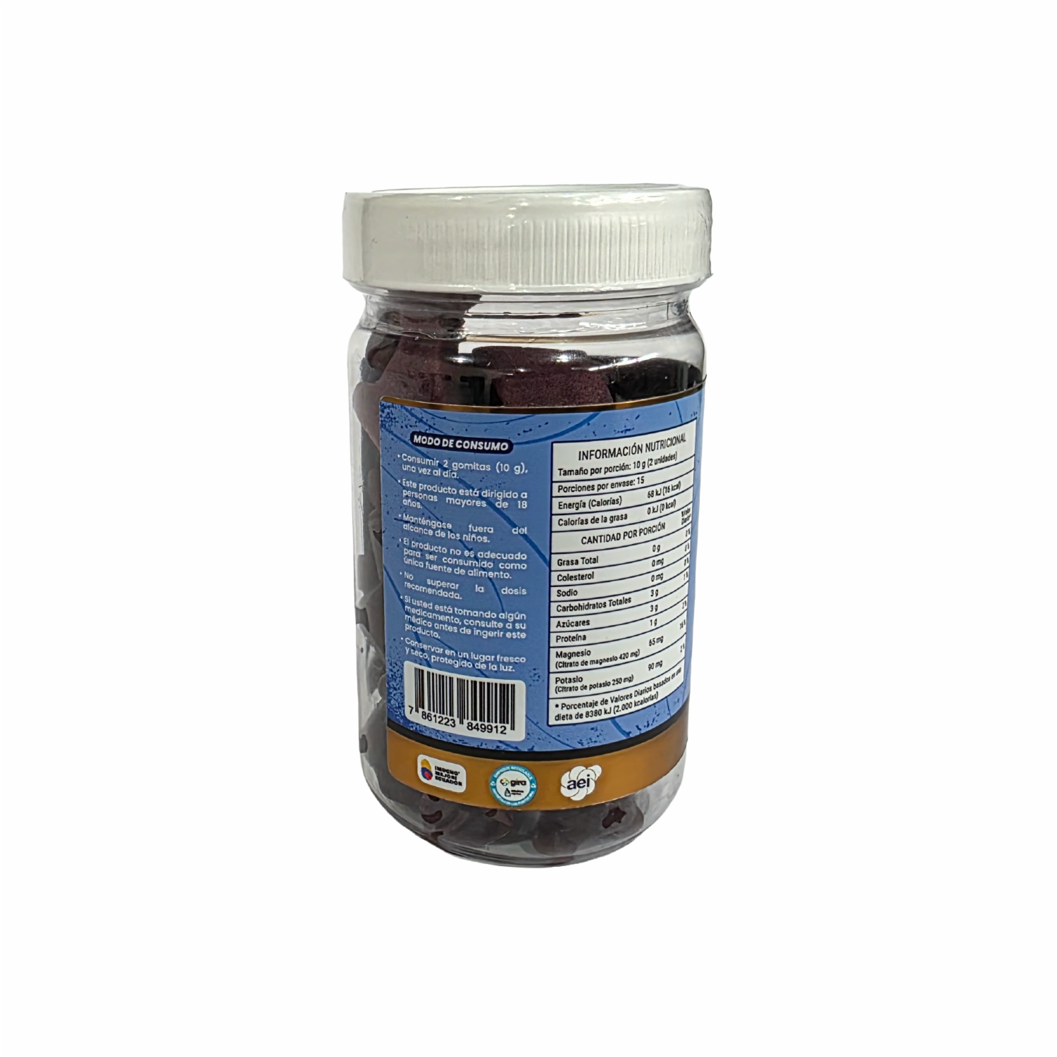 Potasio Y Magnesio Sabor A Uva ESY 150 G