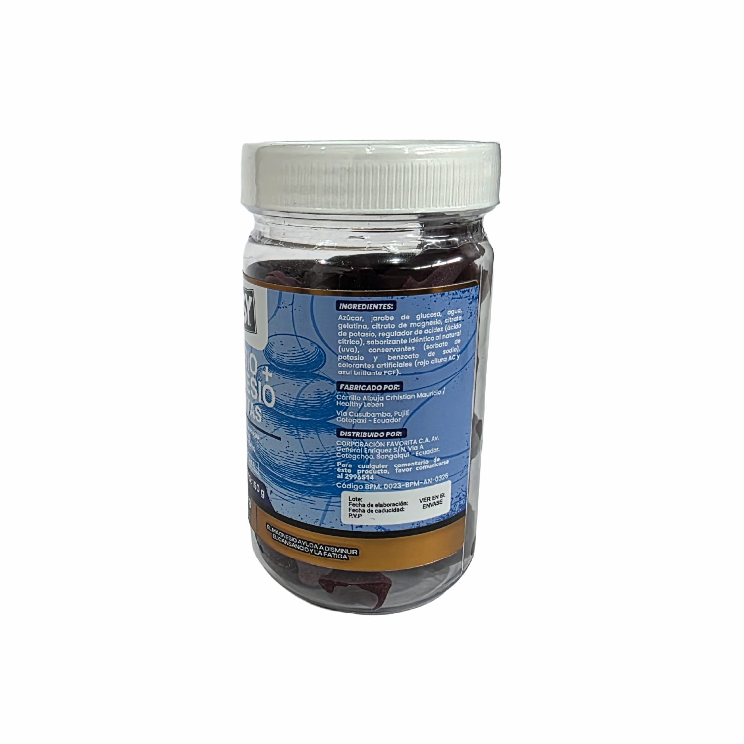 Potasio Y Magnesio Sabor A Uva ESY 150 G