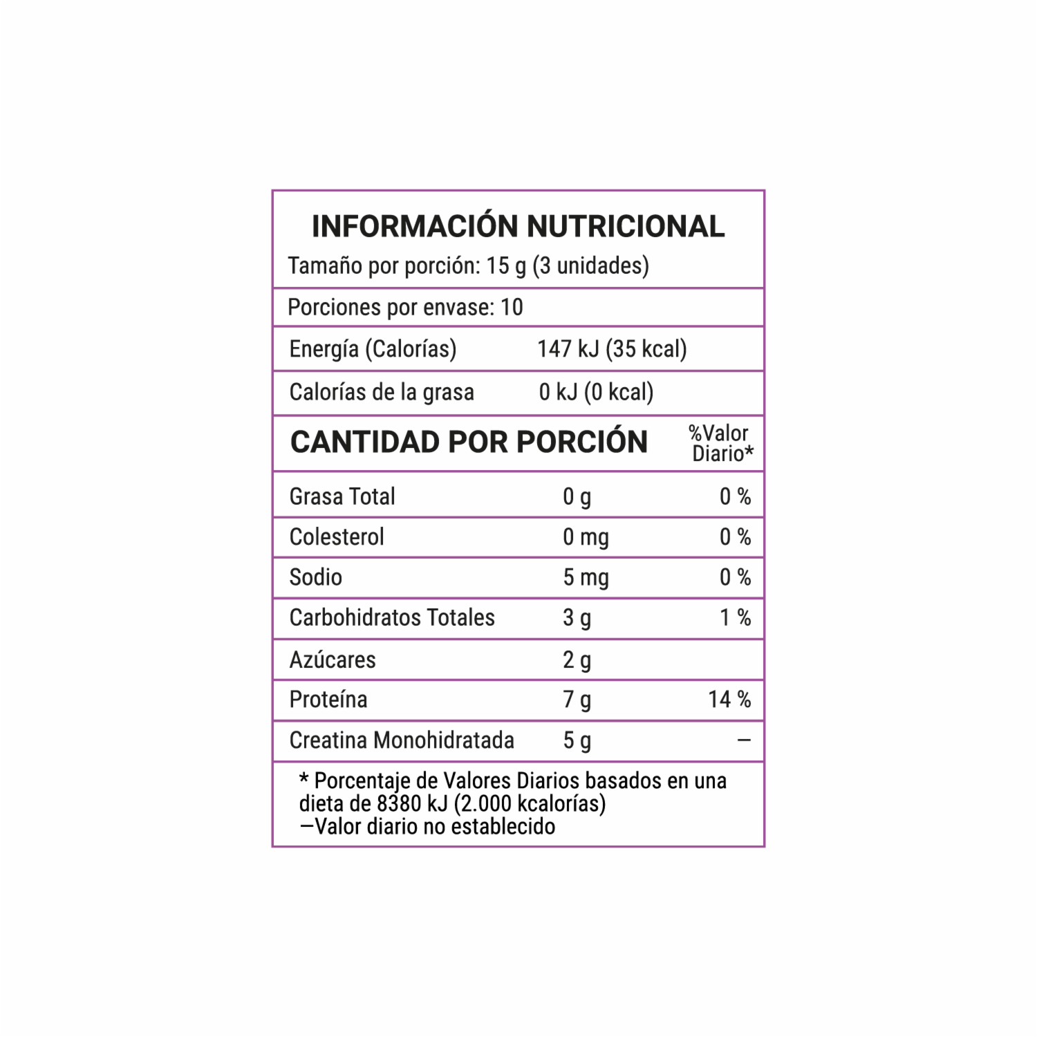 Creatina En Gomitas Sabor A Blueberry ESY 150 G