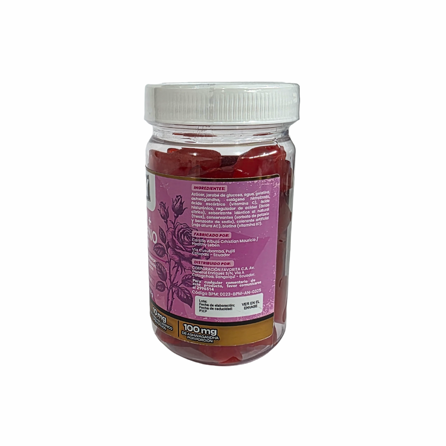 Biotina Y Colágeno Sabor A Fresa ESY 150 G