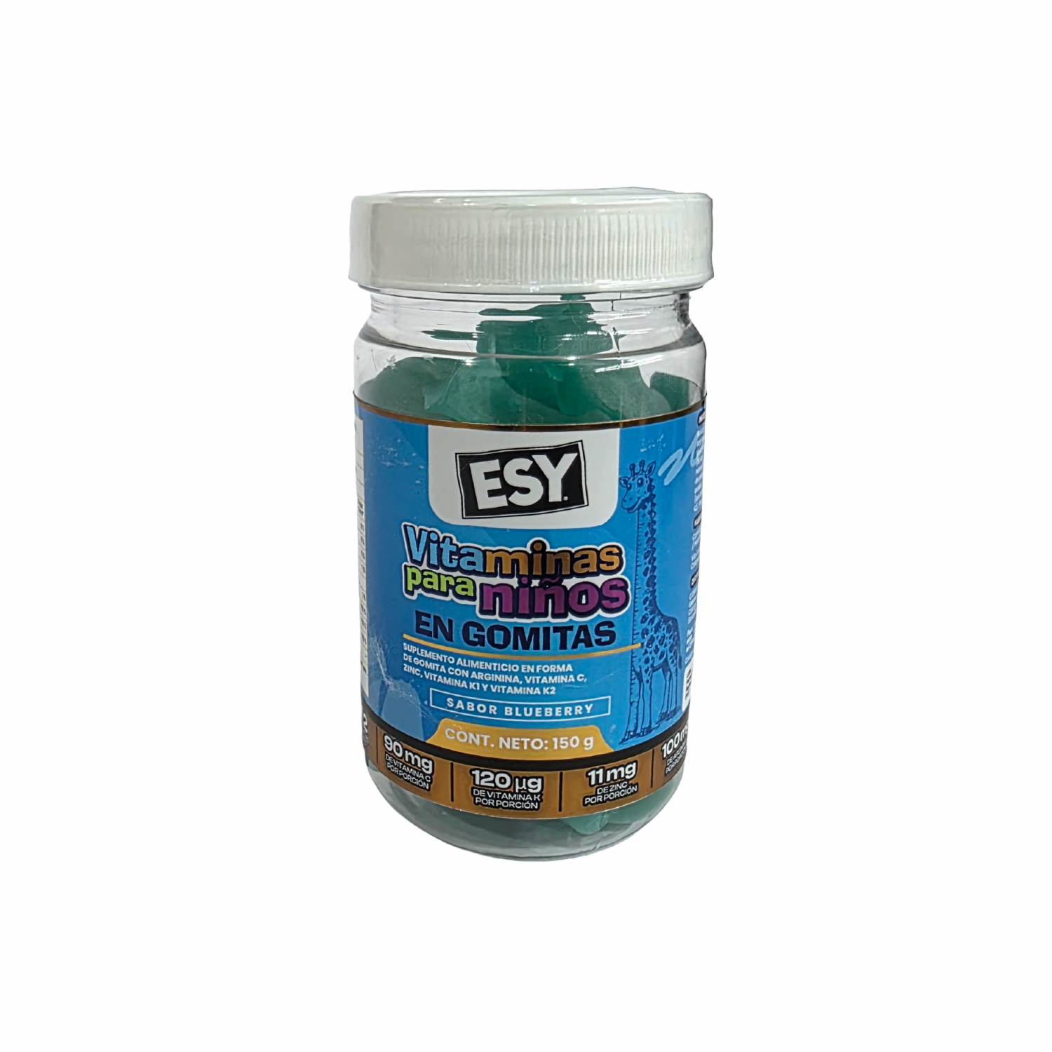 Vitaminas Para Niños Sabor Blueberry ESY 150 G
