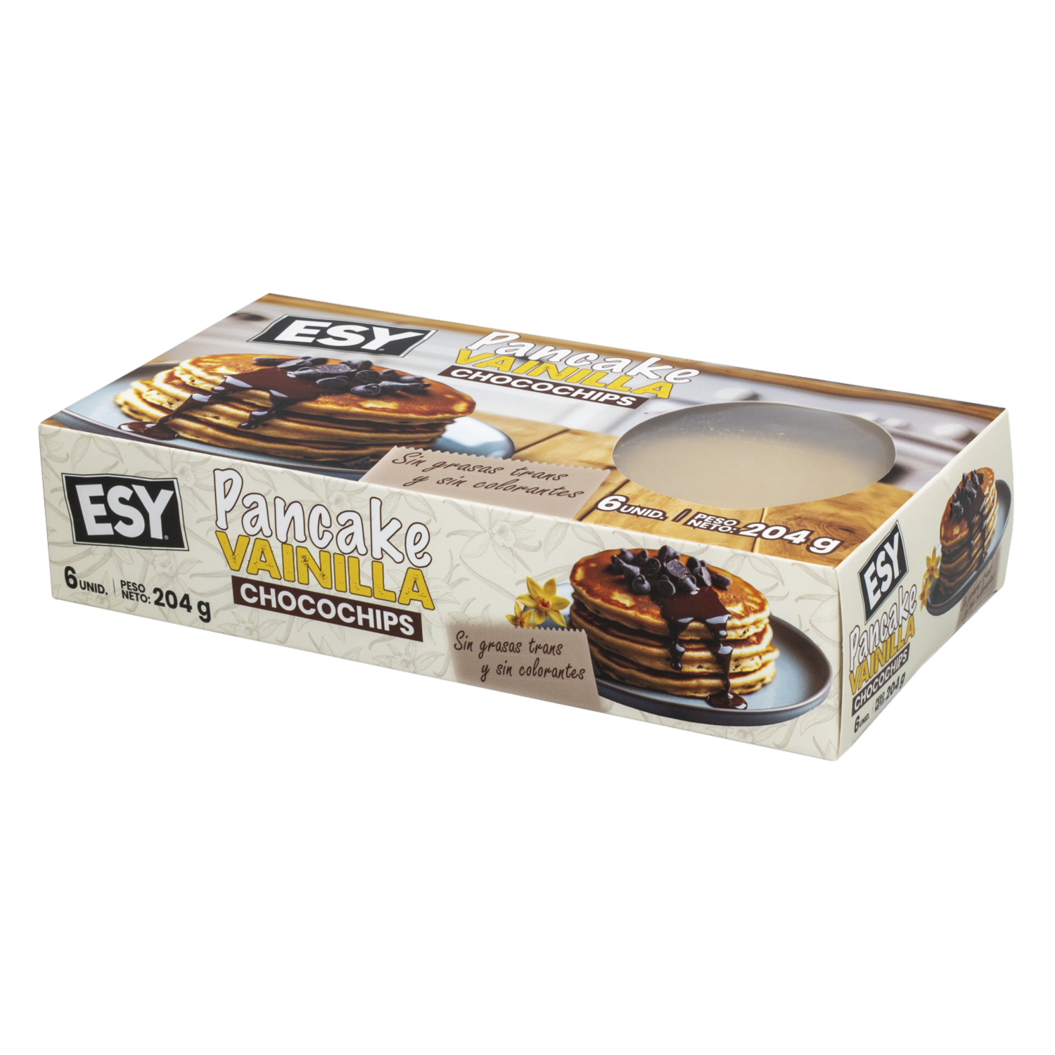 Pancakes Listos De Vainilla Y  Chocochips ESY 204 G