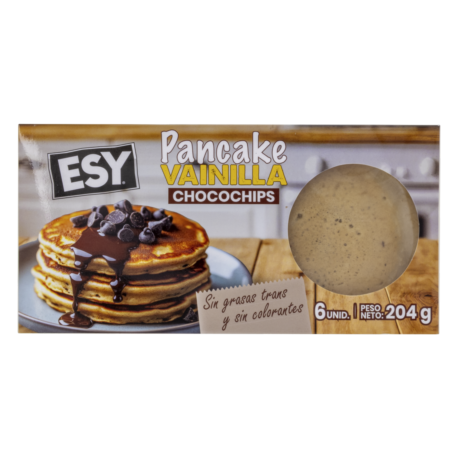 Pancakes Listos De Vainilla Y  Chocochips ESY 204 G