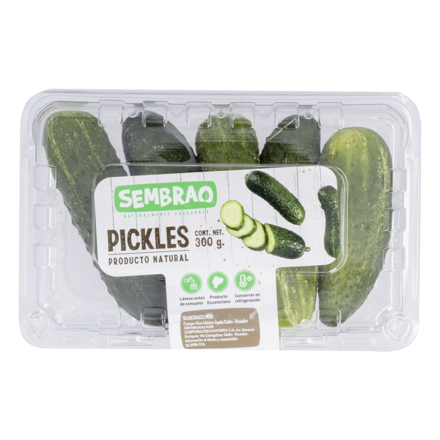Pickles Empacados SEMBRAO 300G