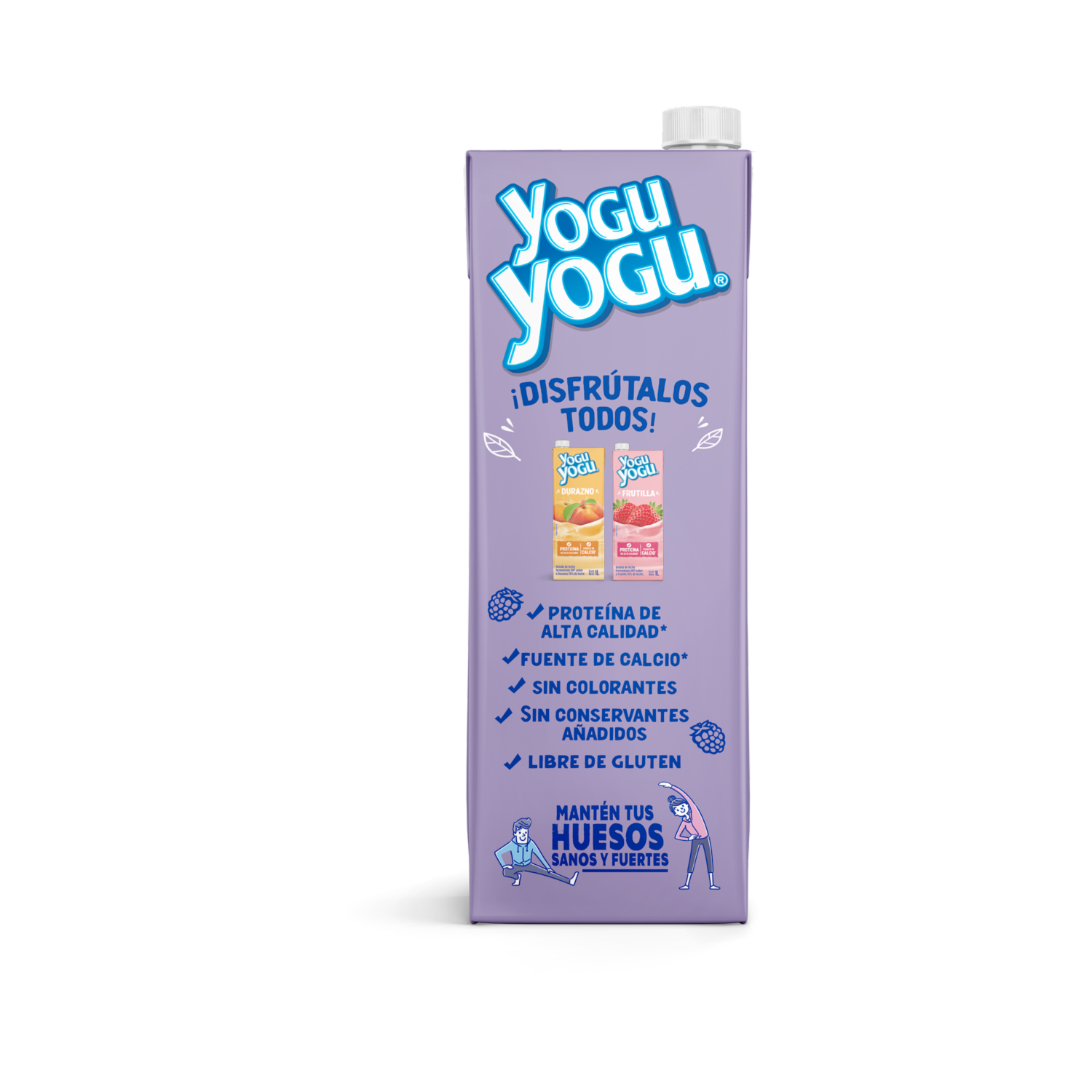 Bebida De Yogurt Sabor A Mora YOGU YOGU 1 L