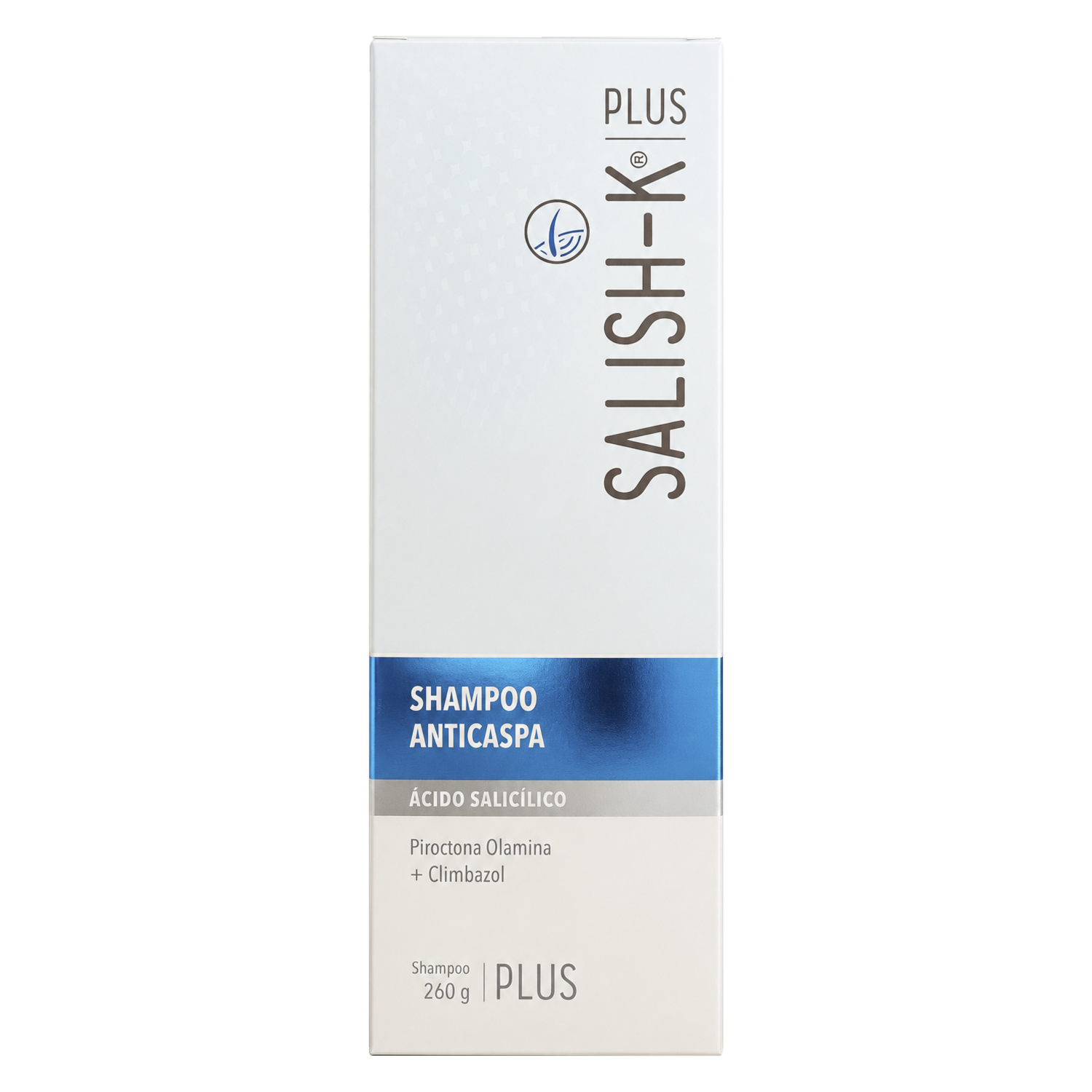 Shampoo Para Cabello Anticaspa Plus SALISH-K 260 Ml