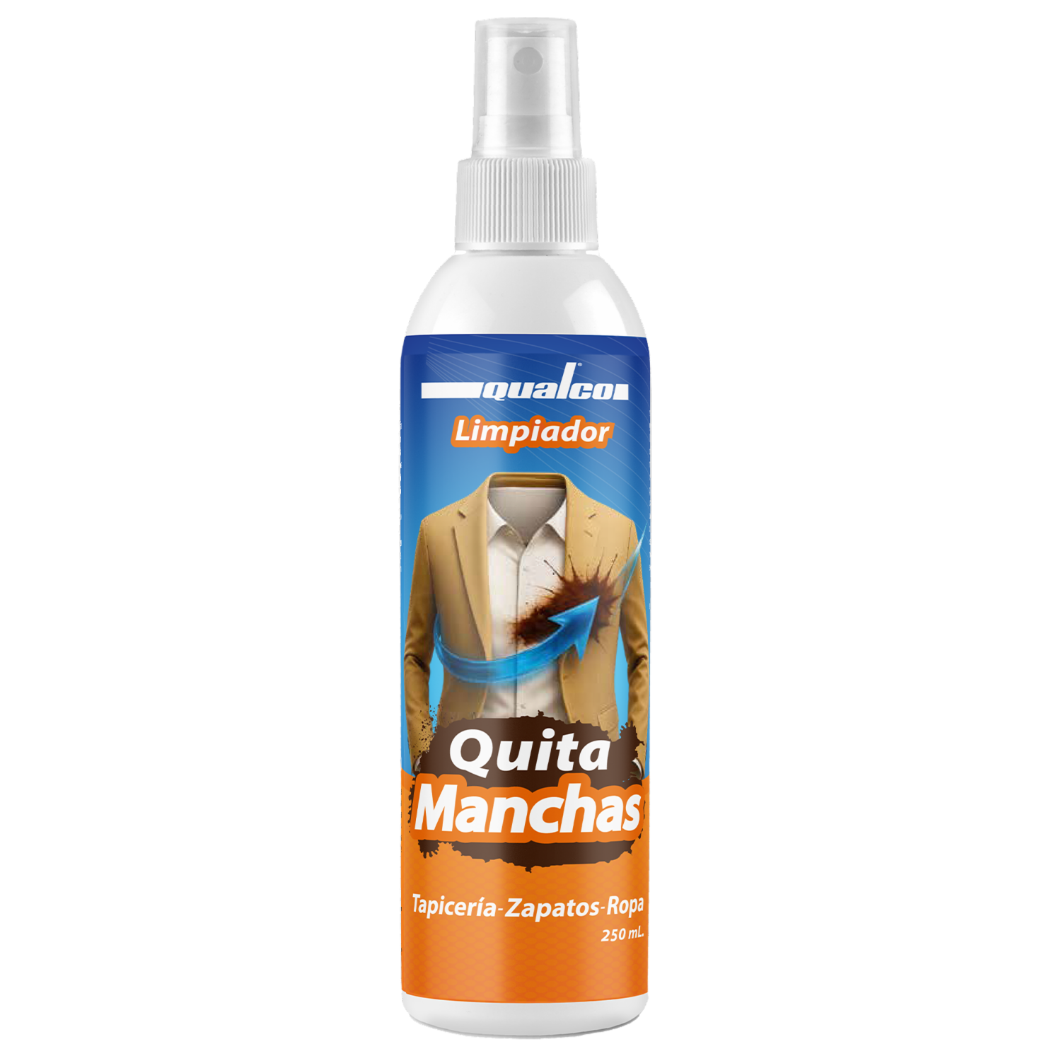 Quita Manchas Para Textiles Y Calzado QUALCO 250 Ml