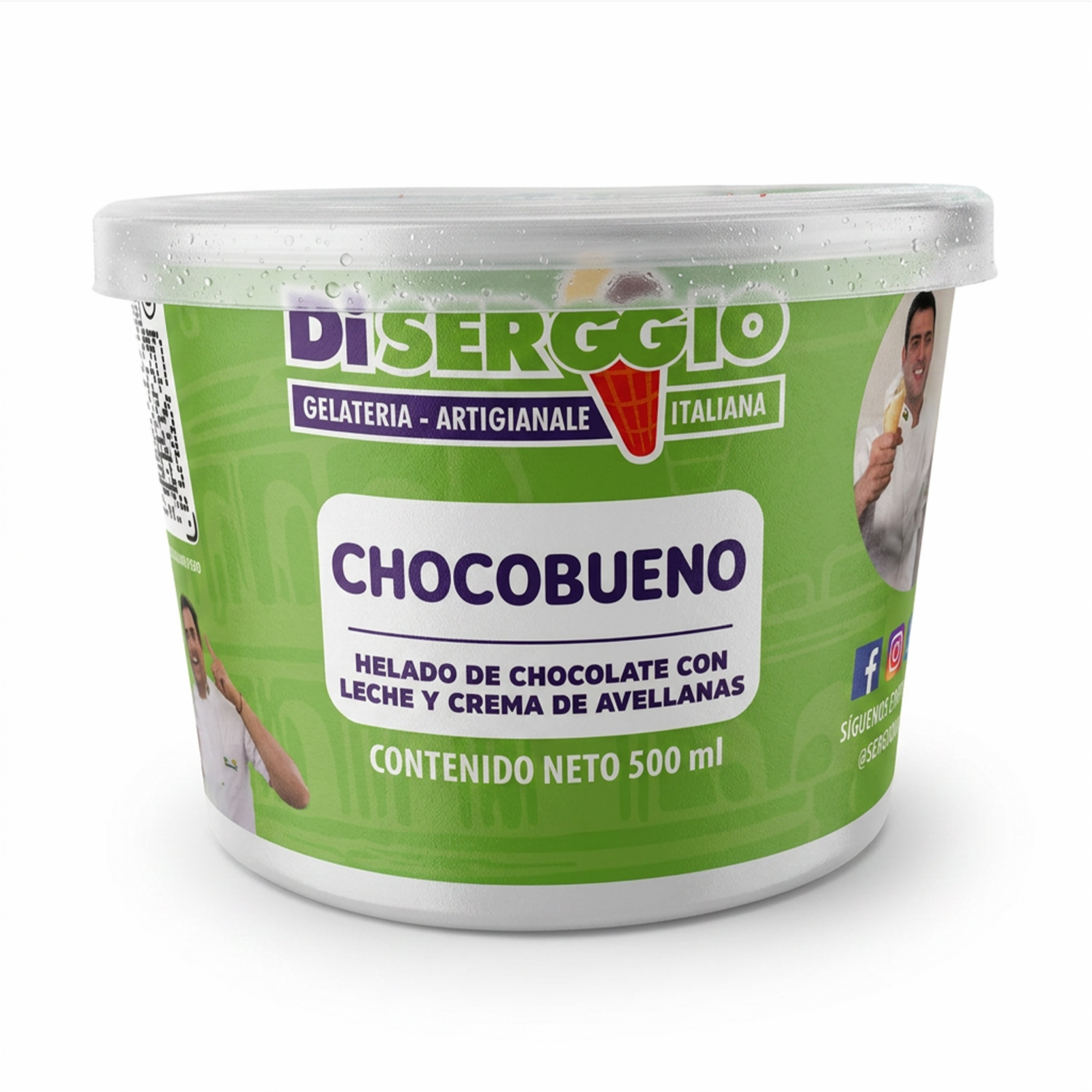 Helado Artesanal Chocobueno DI SERGGIO 500 Ml