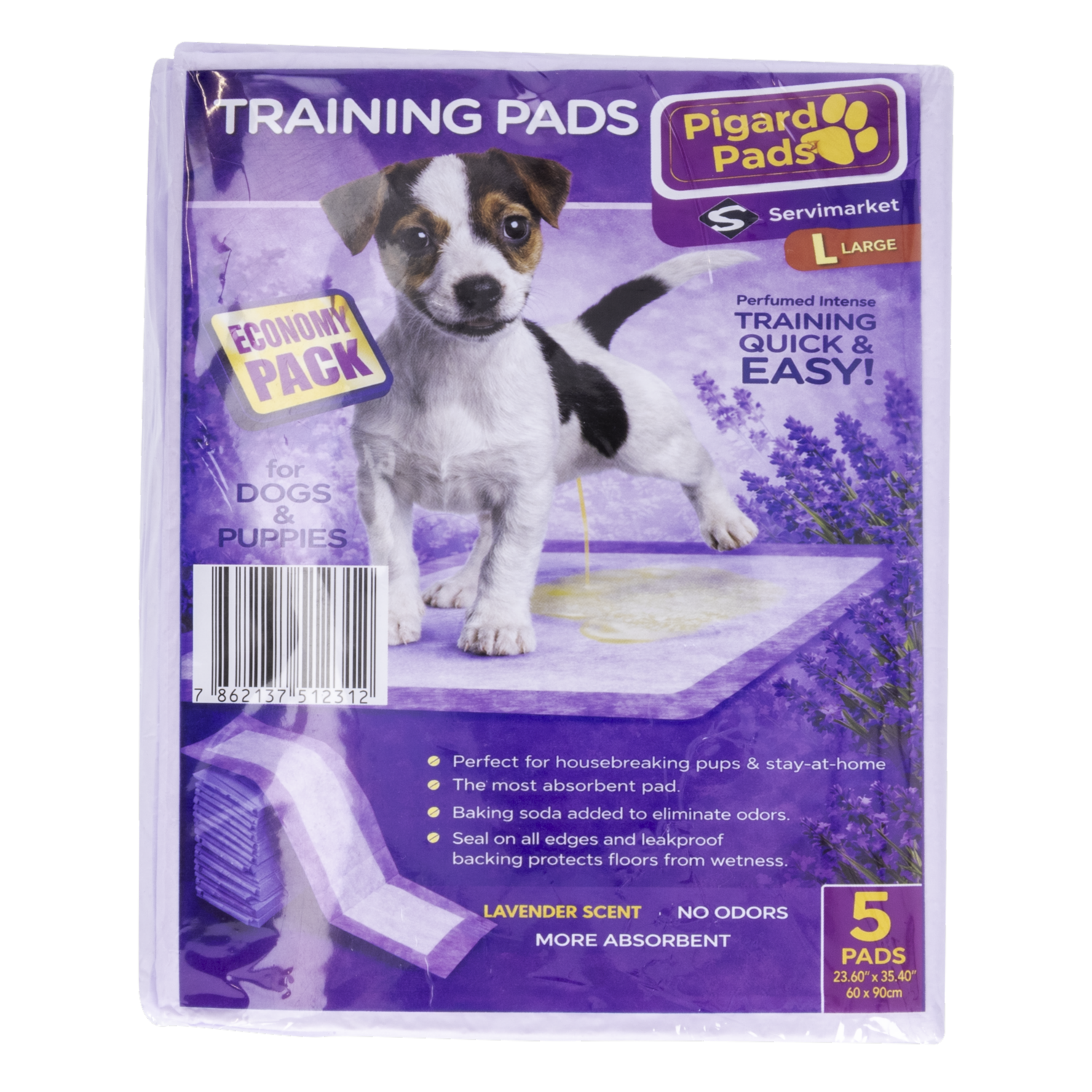 Pads Para Mascotas De Entrenamiento Para Cachorros PIGARO PADS 5 Piezas