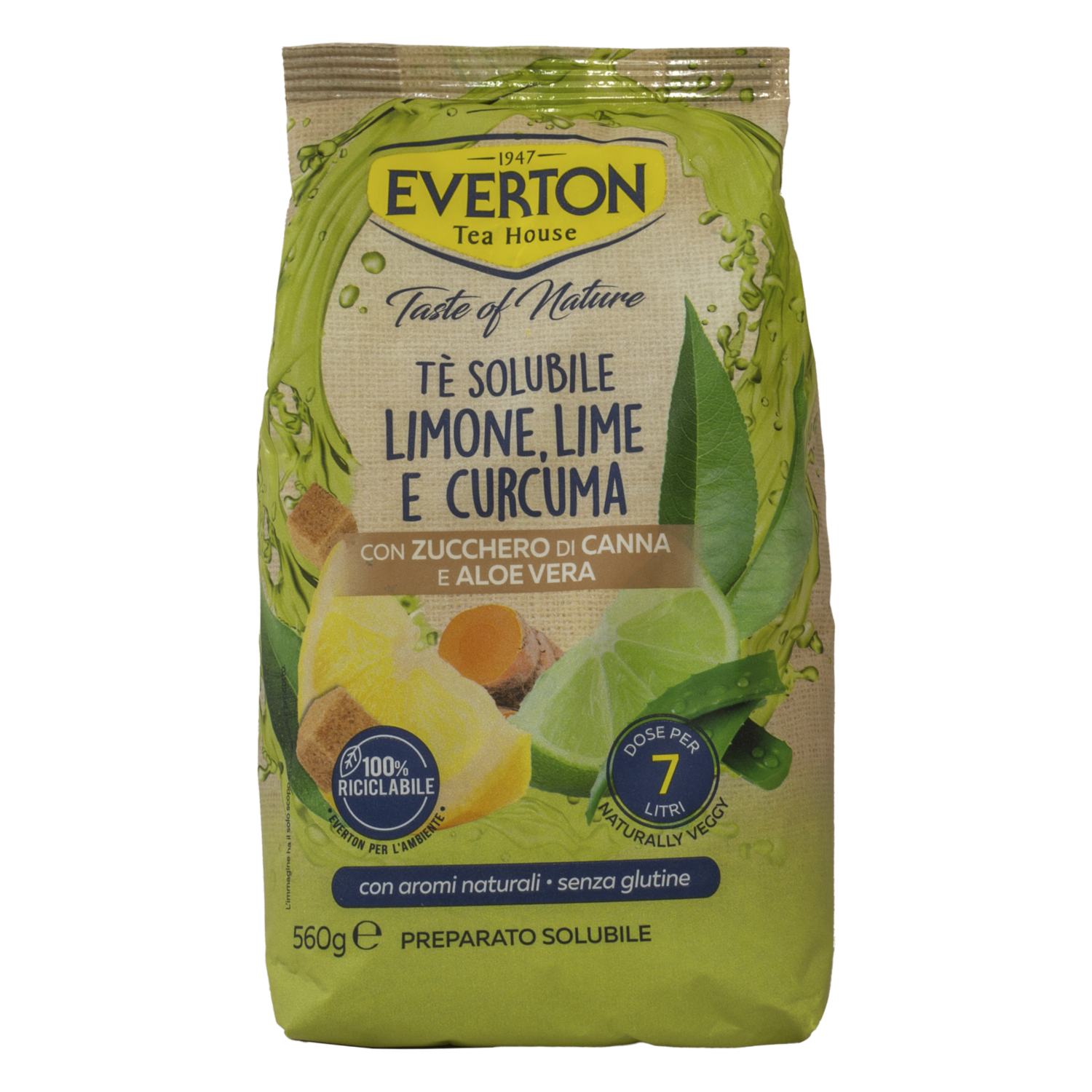 Té Soluble Limón & Cúrcuma EVERTON 560 G