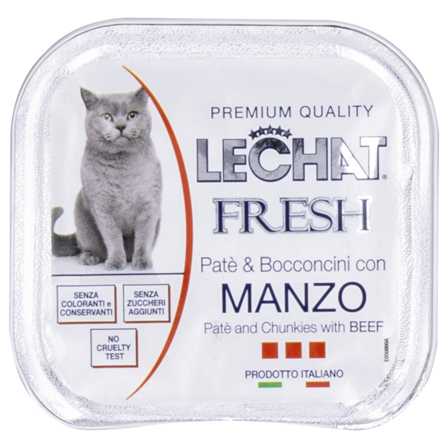 Alimento Húmedo Para Gatos Pate De Carne LECHAT 100 G